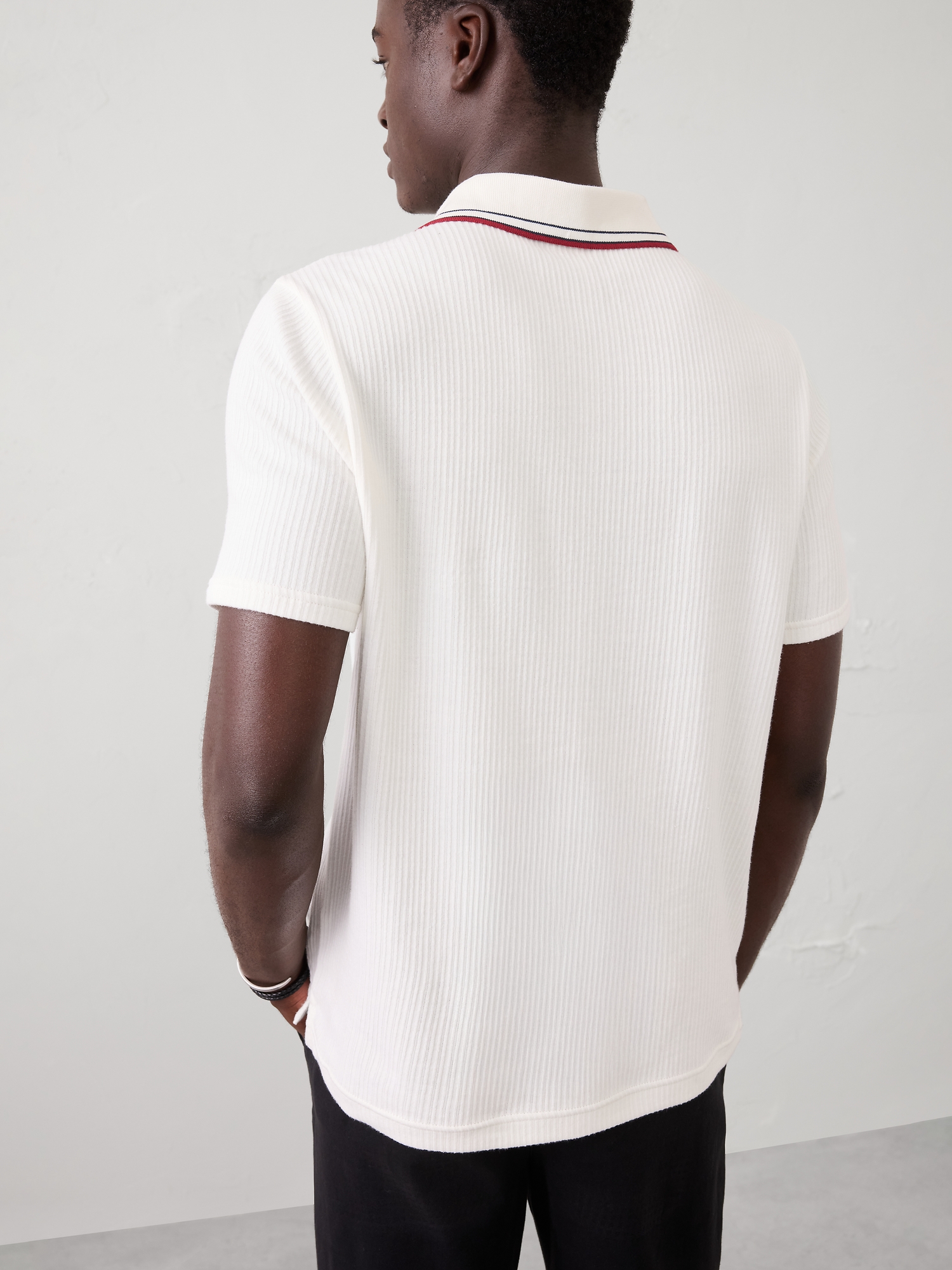 Image number 2 showing, Crinkle Ribbed Collar Shirt