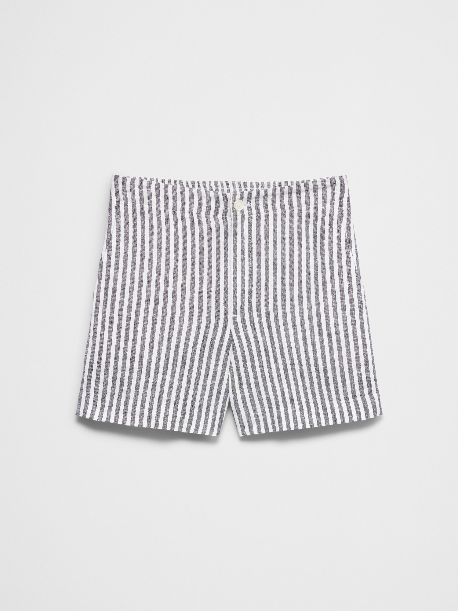 Image number 4 showing, Linen-Blend High-Rise Short