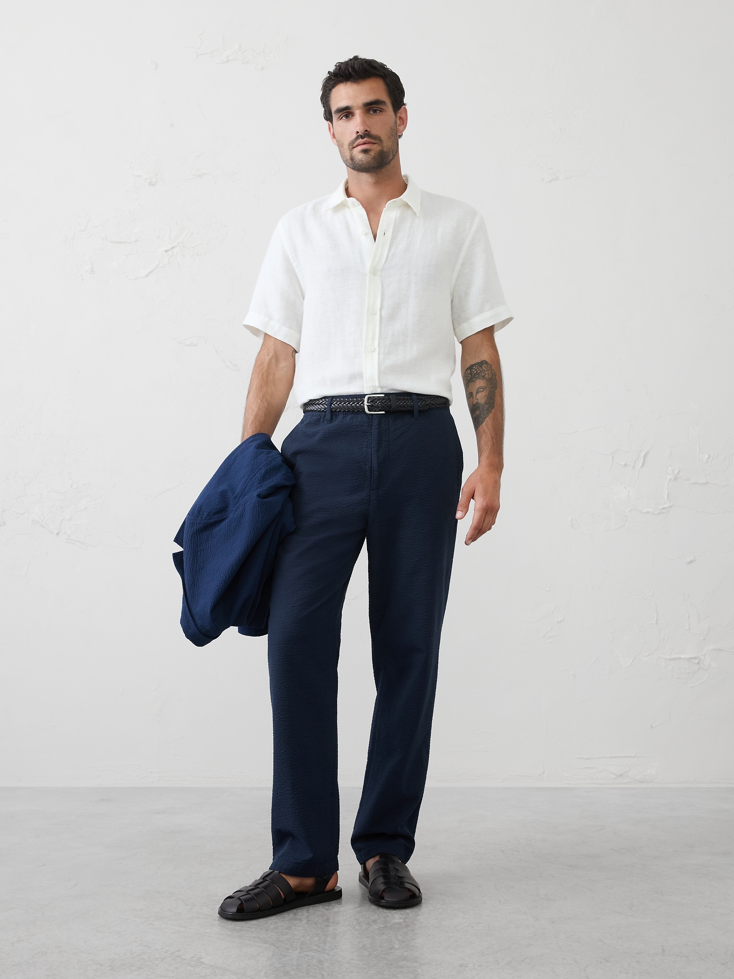 Image number 1 showing, Ease Seersucker Suit Trouser