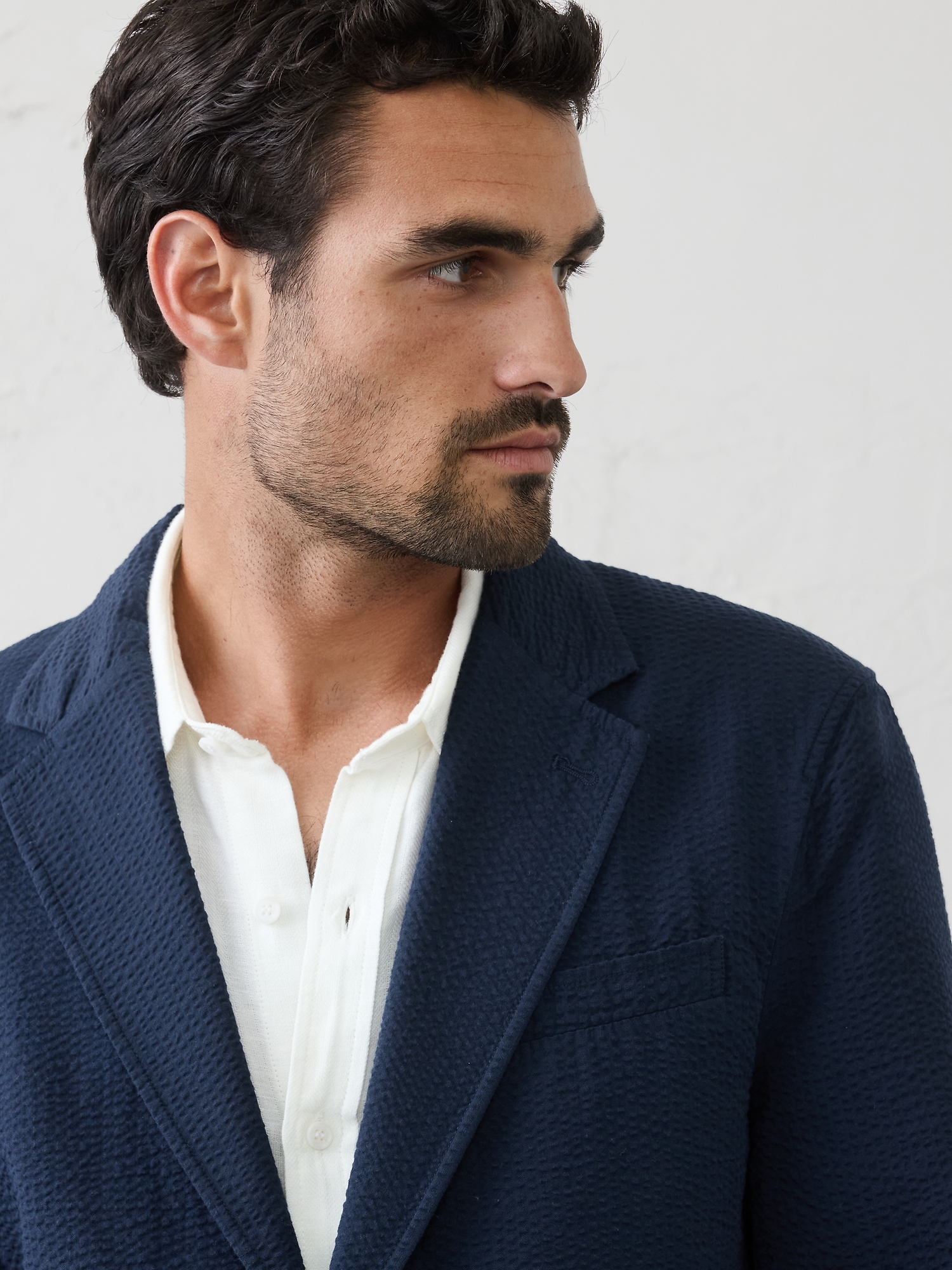 Image number 3 showing, Slim-Fit Preppy Ease Seersucker Suit Jacket
