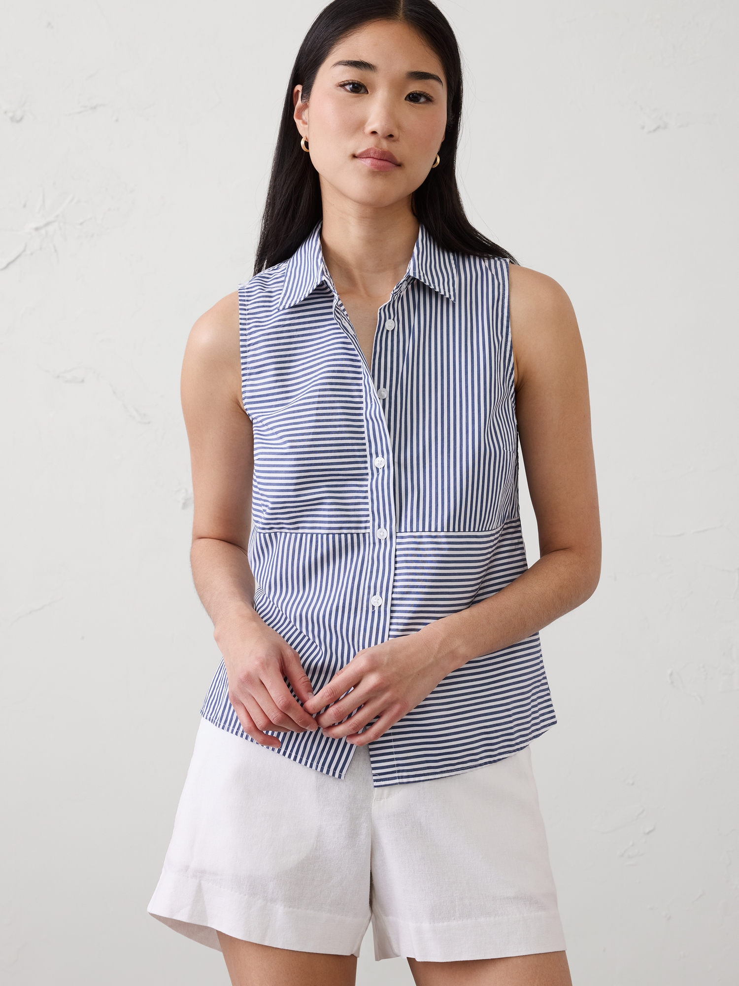 Image number 1 showing, Mixed Striped Shirt