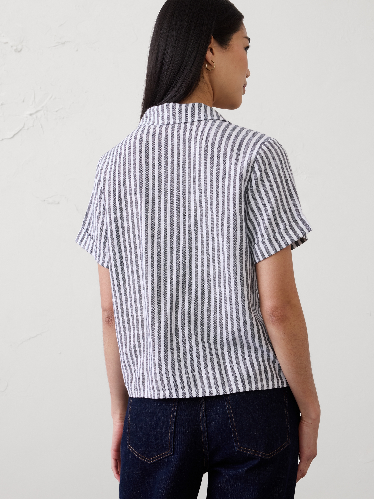 Image number 5 showing, Linen-Blend Shirt