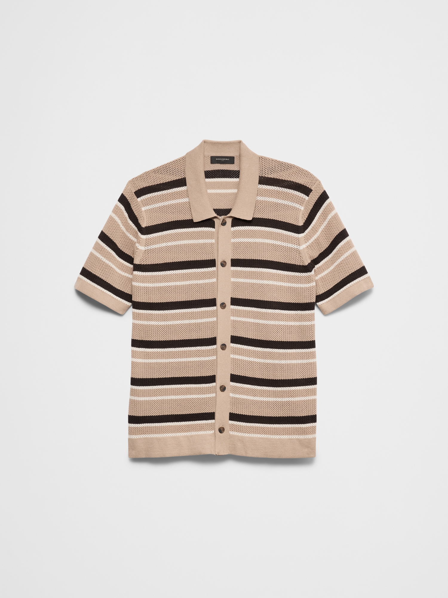 Image number 4 showing, Mesh Sweater Polo