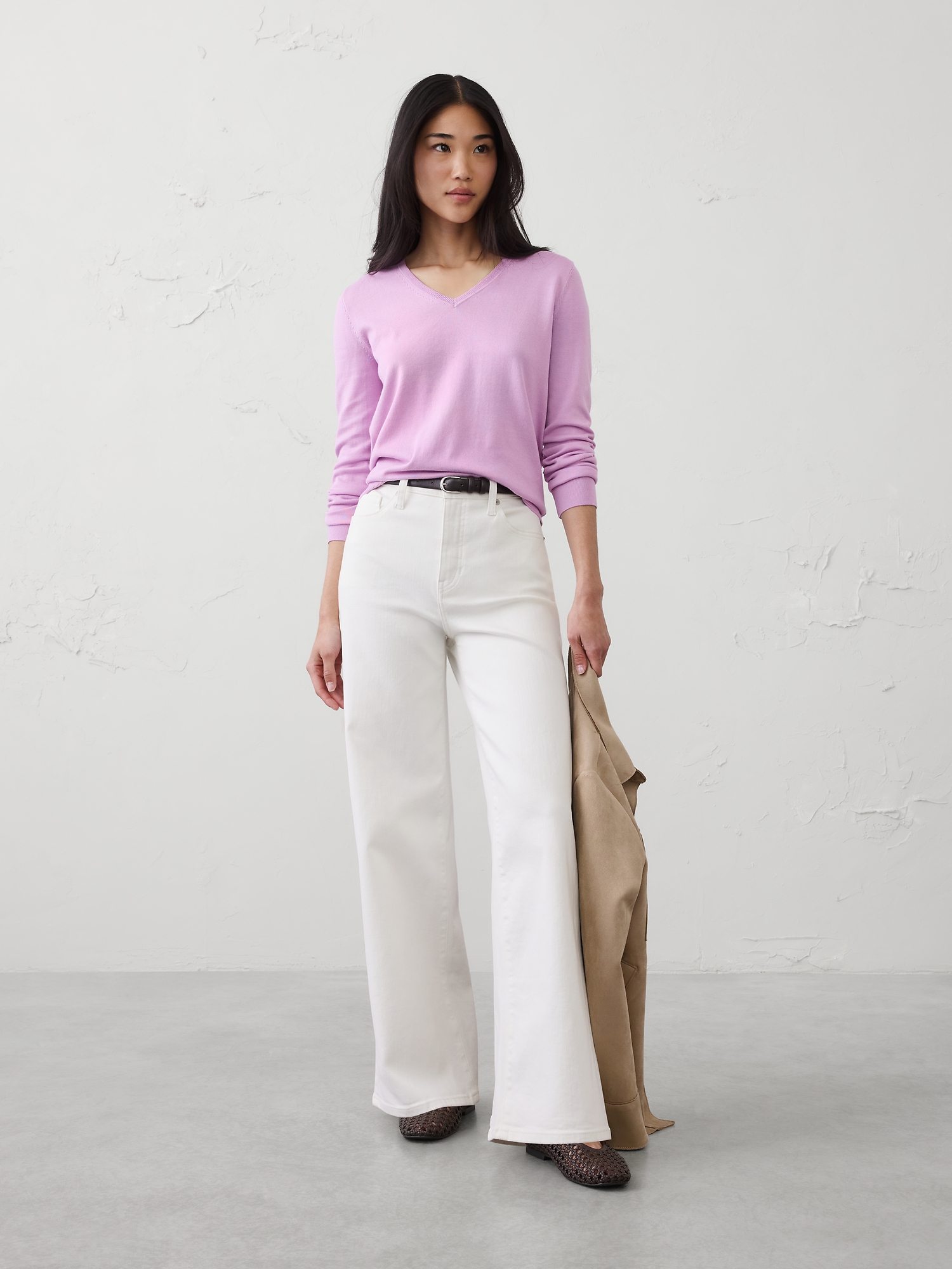 Image number 1 showing, Forever V-Neck Sweater