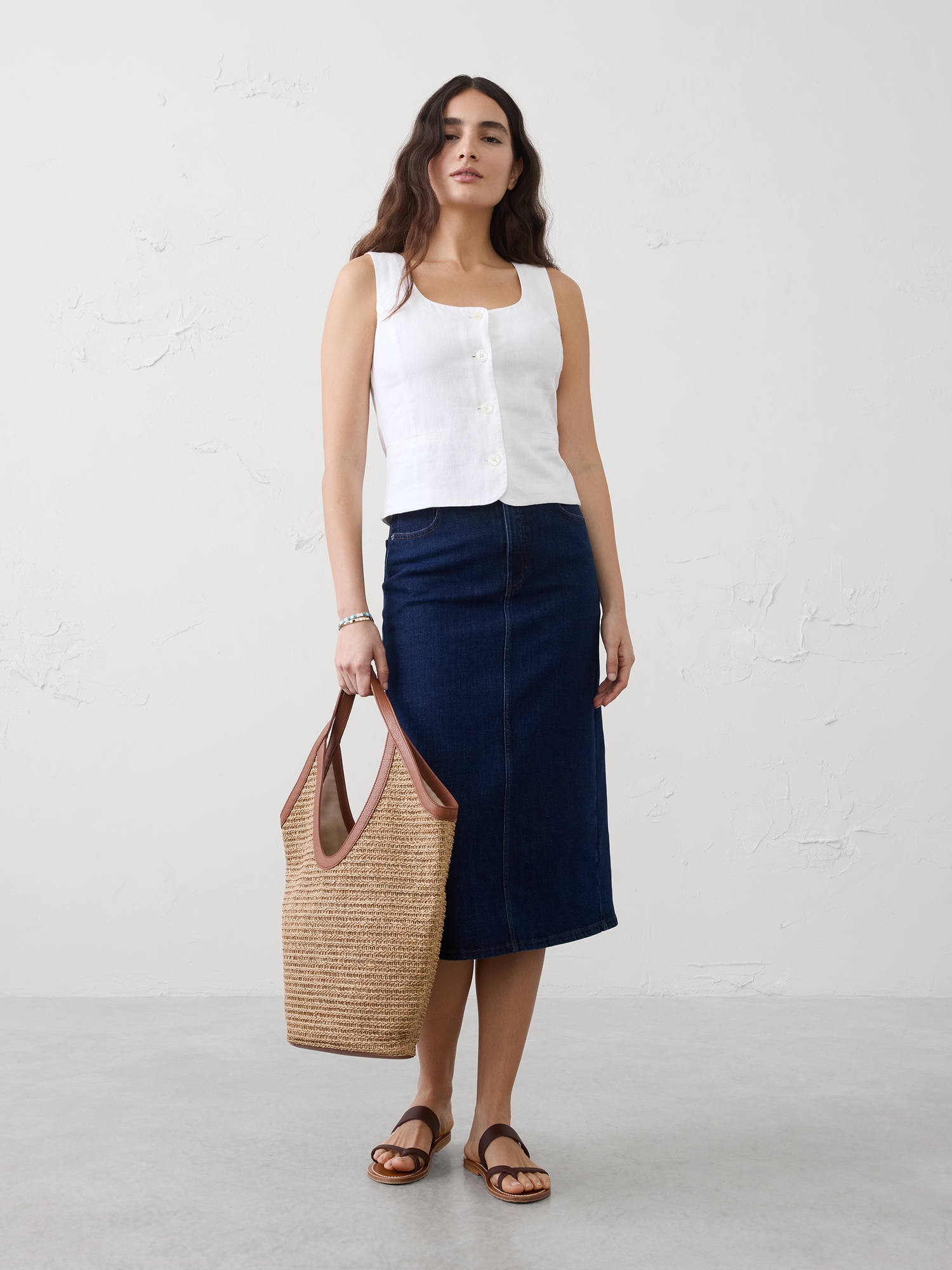 Image number 1 showing, Scoop-Neck Vest