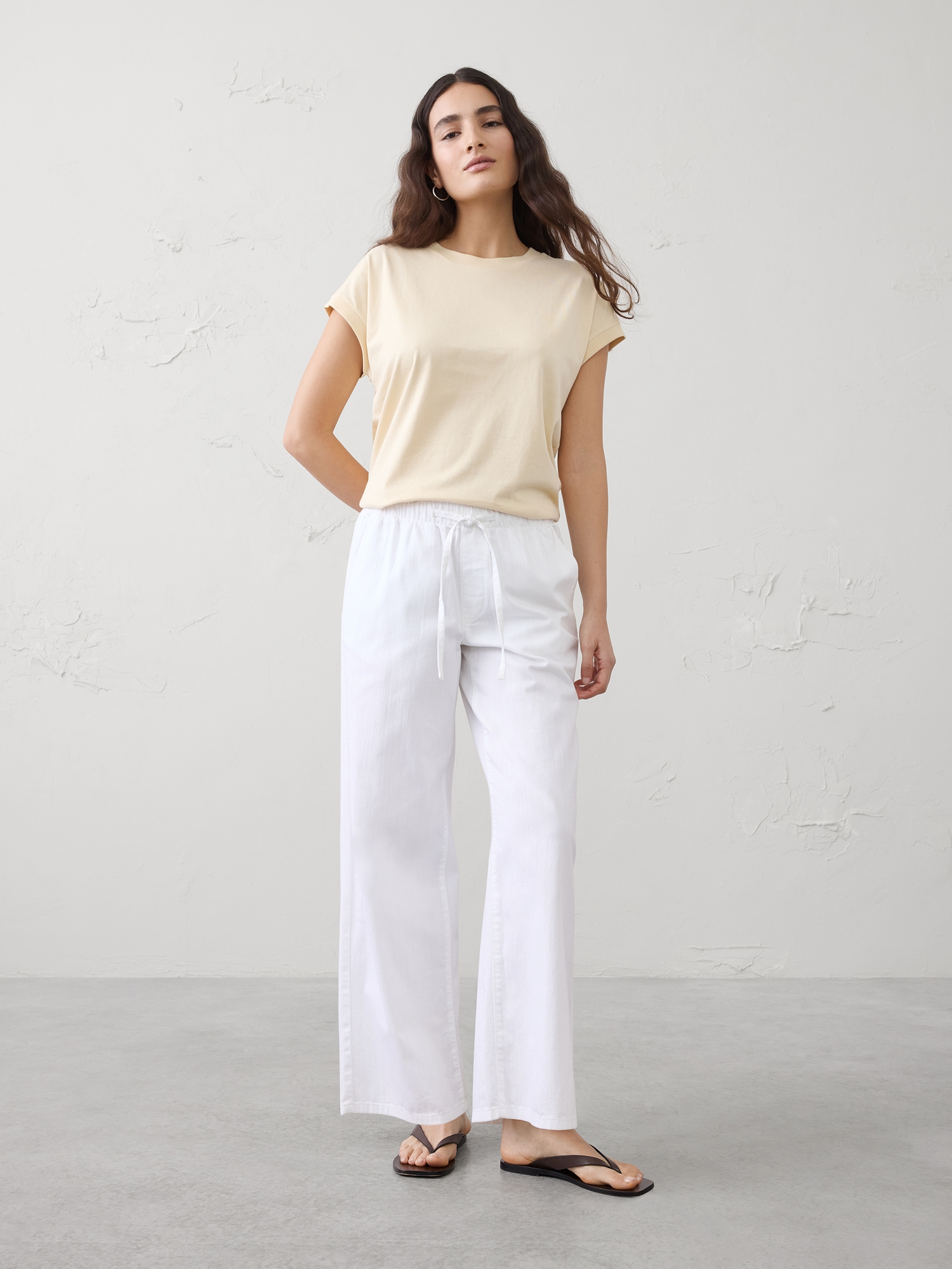 Image number 1 showing, Premium Cotton Boxy T-Shirt