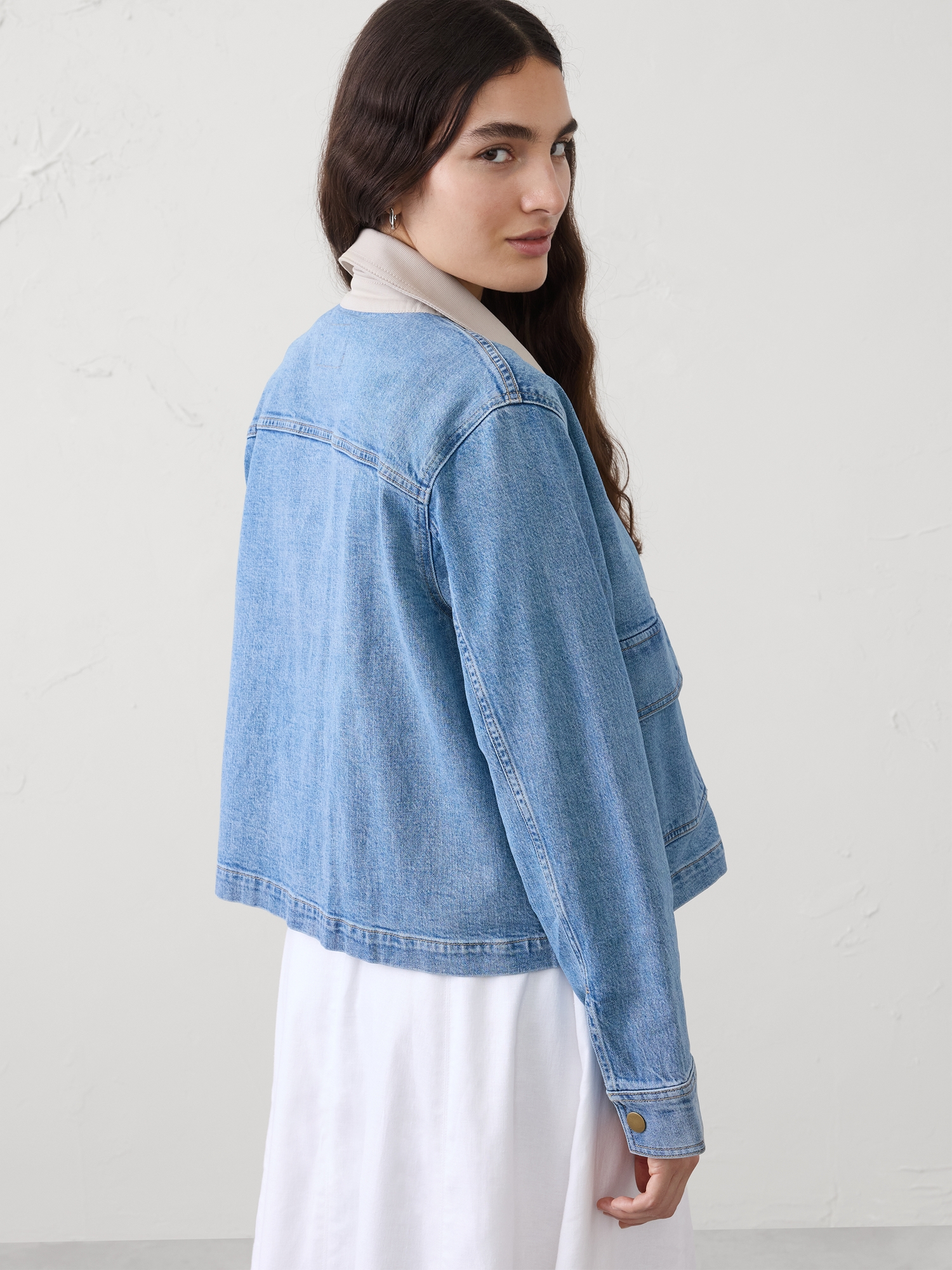 Image number 5 showing, Denim Barn Jacket