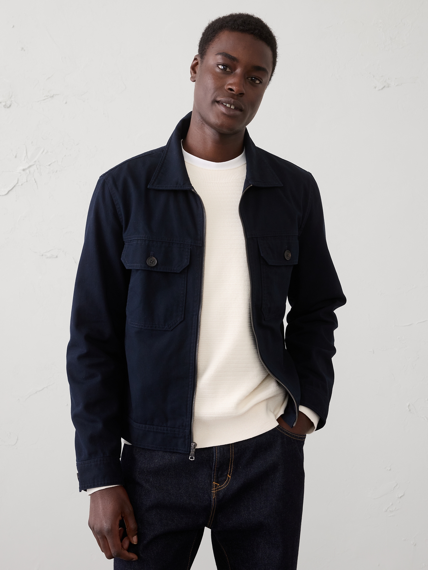 Image number 1 showing, Washed Canvas Jacket