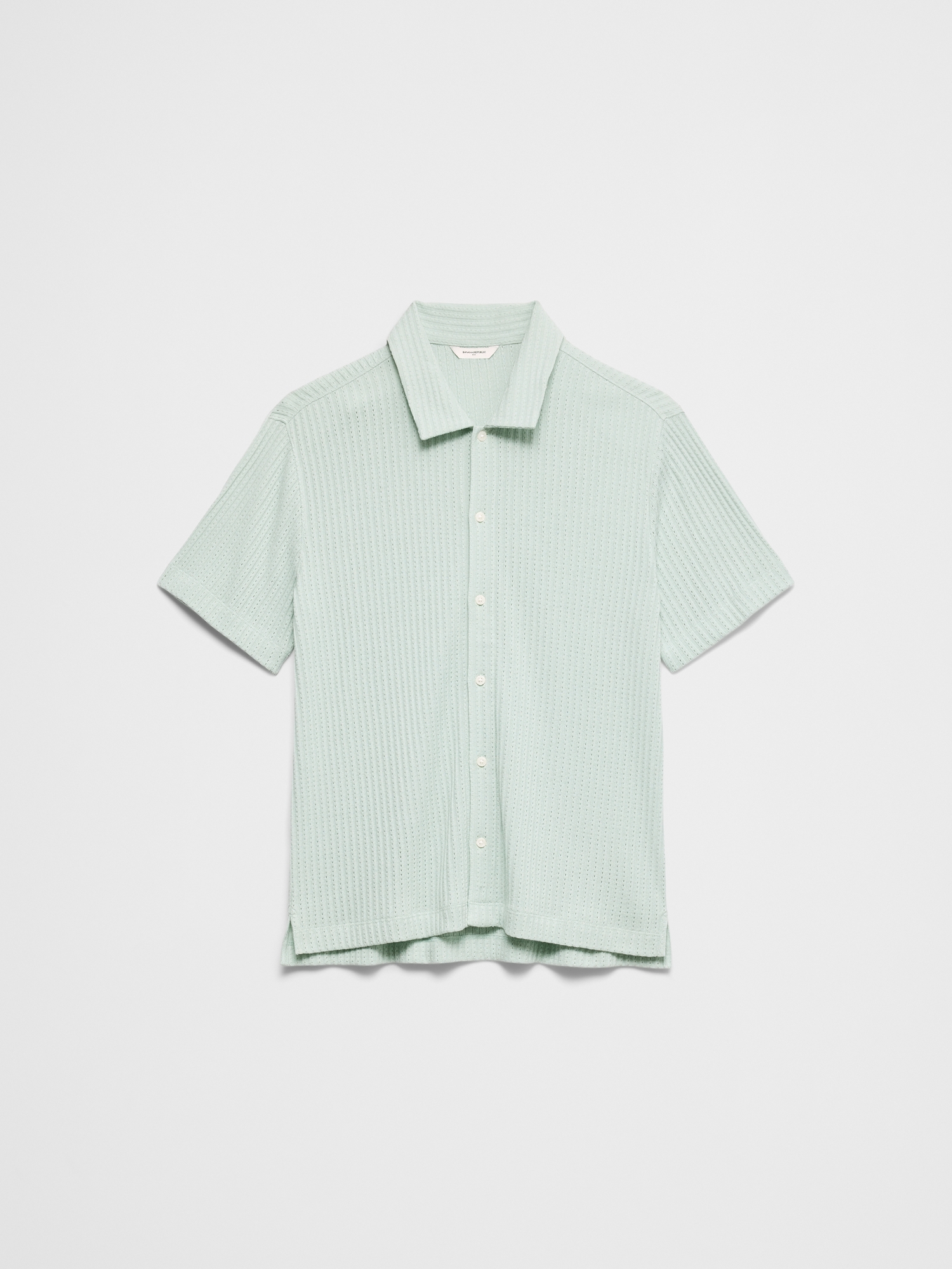 Image number 4 showing, Standard-Fit Pointelle Button-Down Polo