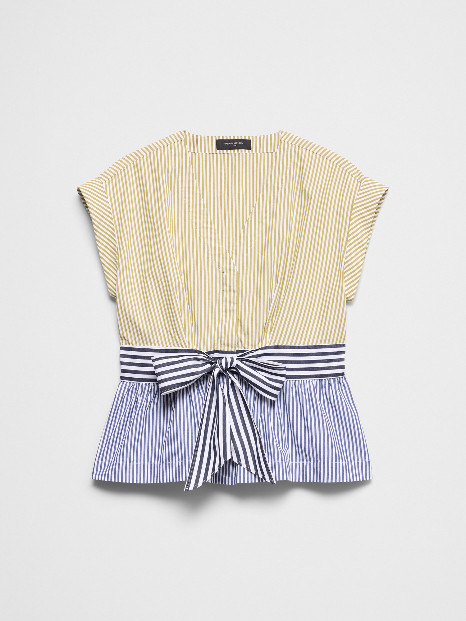 Image number 4 showing, Poplin Tie-Front Top