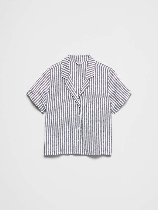 Linen-Blend Shirt | Banana Republic Factory