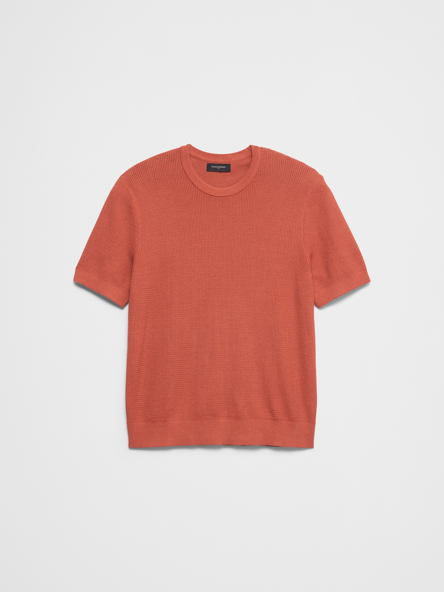 Image number 6 showing, Slim-Fit Textured Sweater T-Shirt