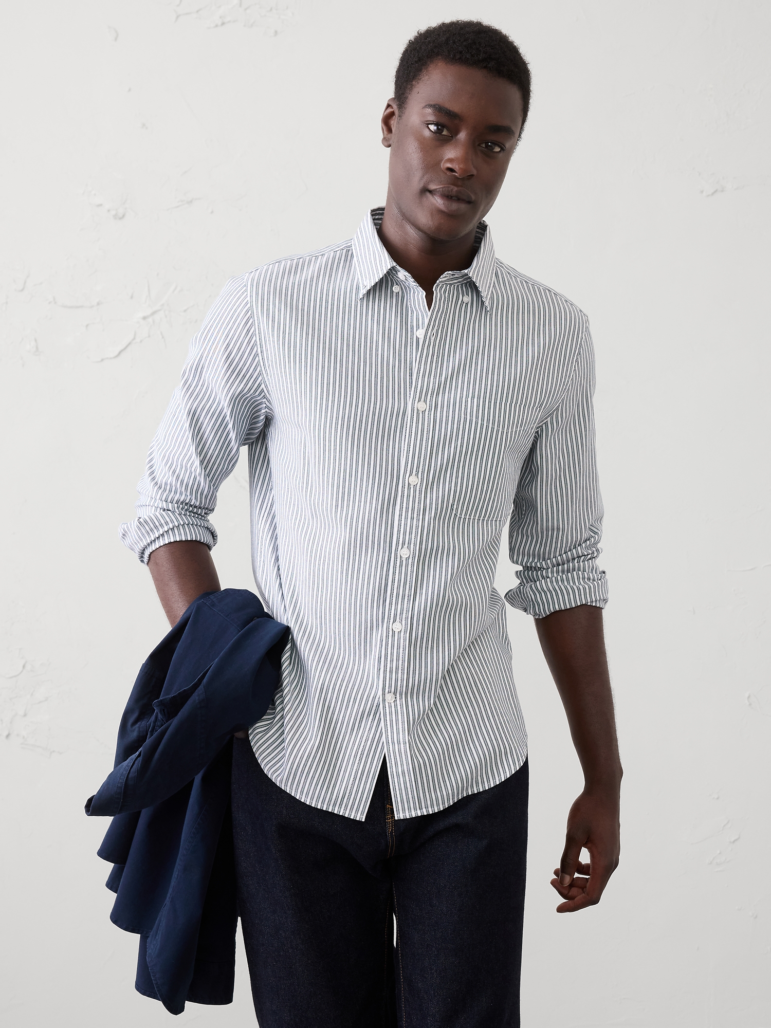 Image number 1 showing, Slim-Fit Oxford Shirt