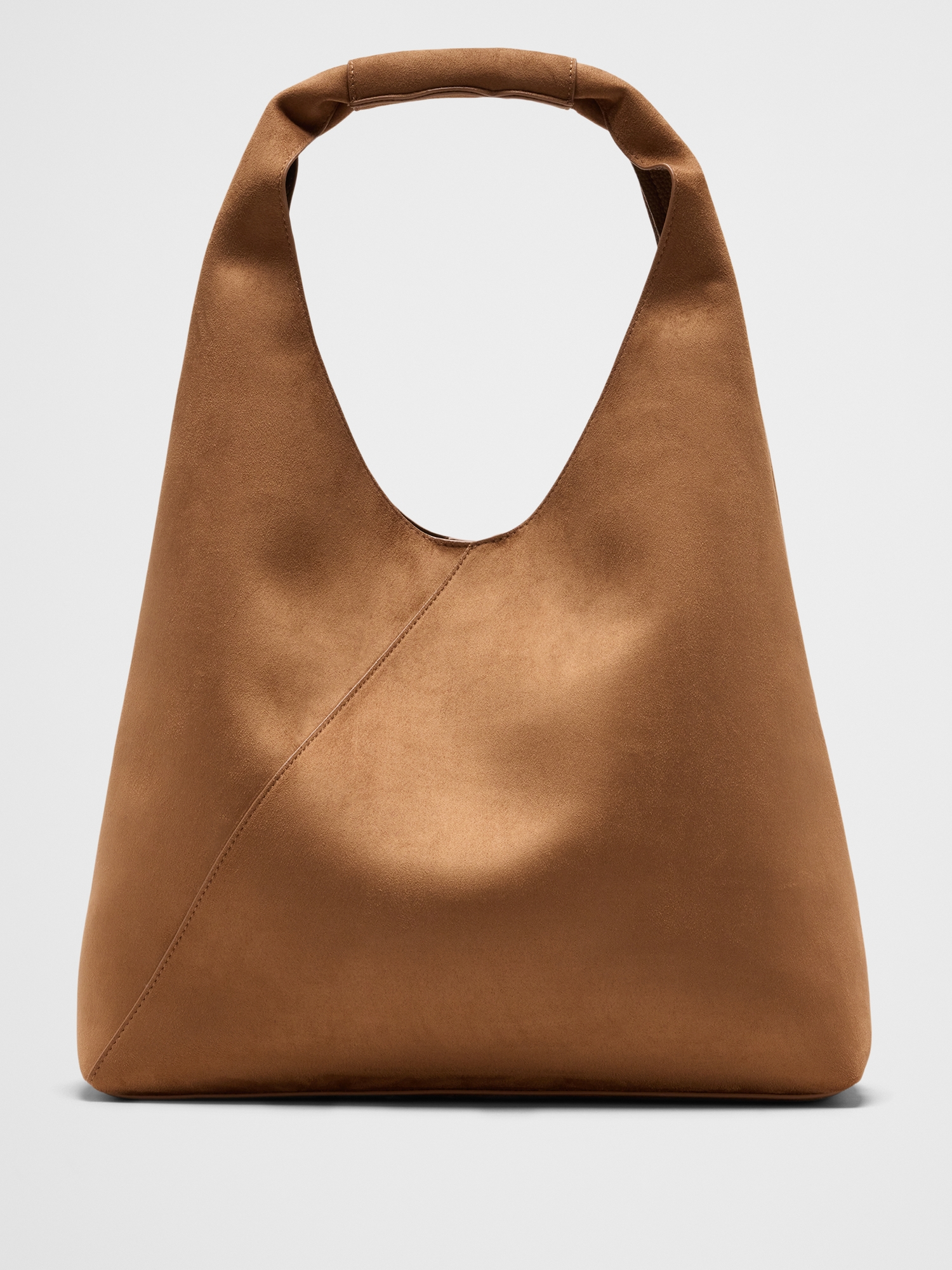 Image number 1 showing, Vegan Leather Slouchy Tote