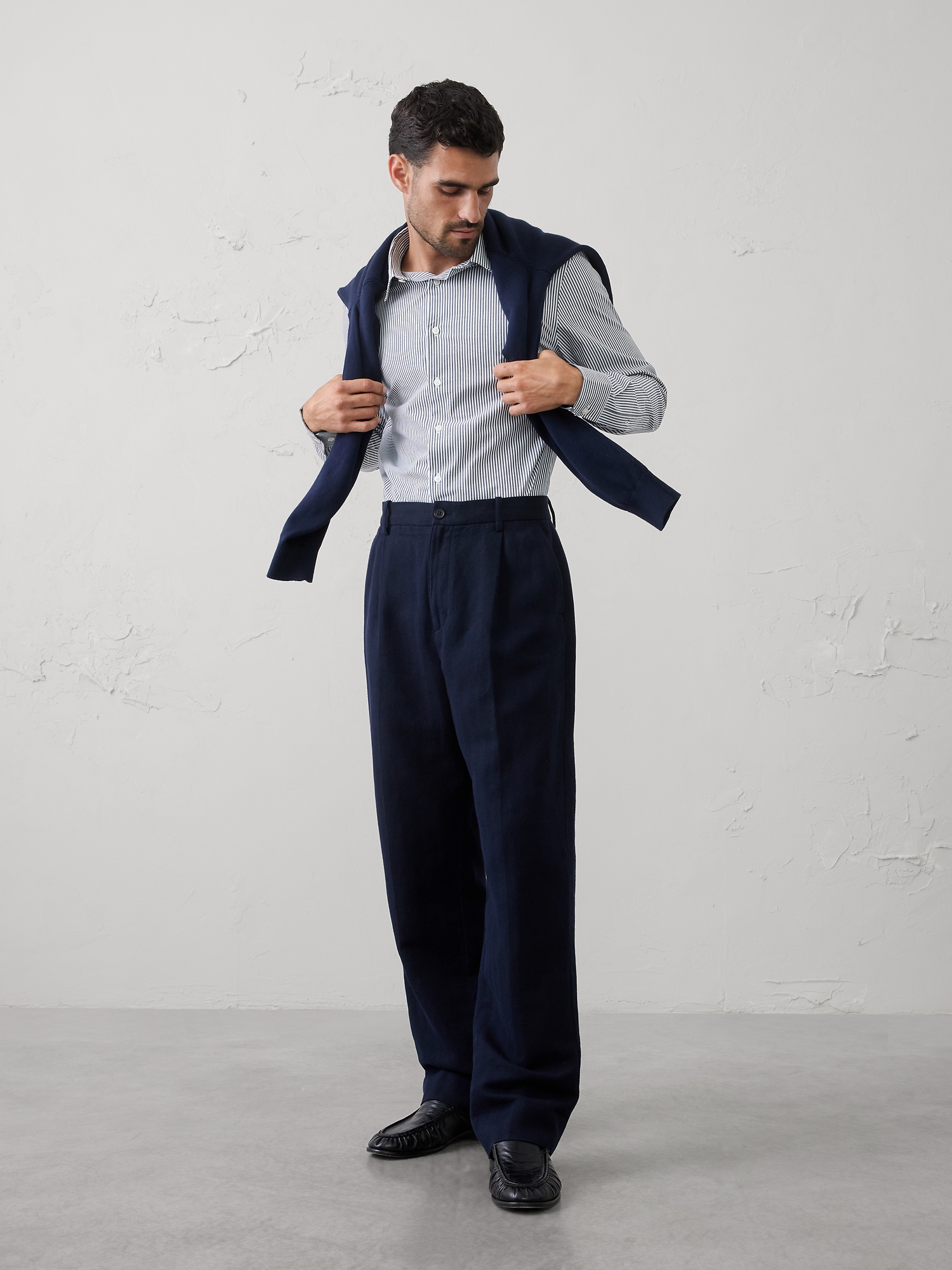 Image number 1 showing, Slim-Fit Untucked Dress Shirt