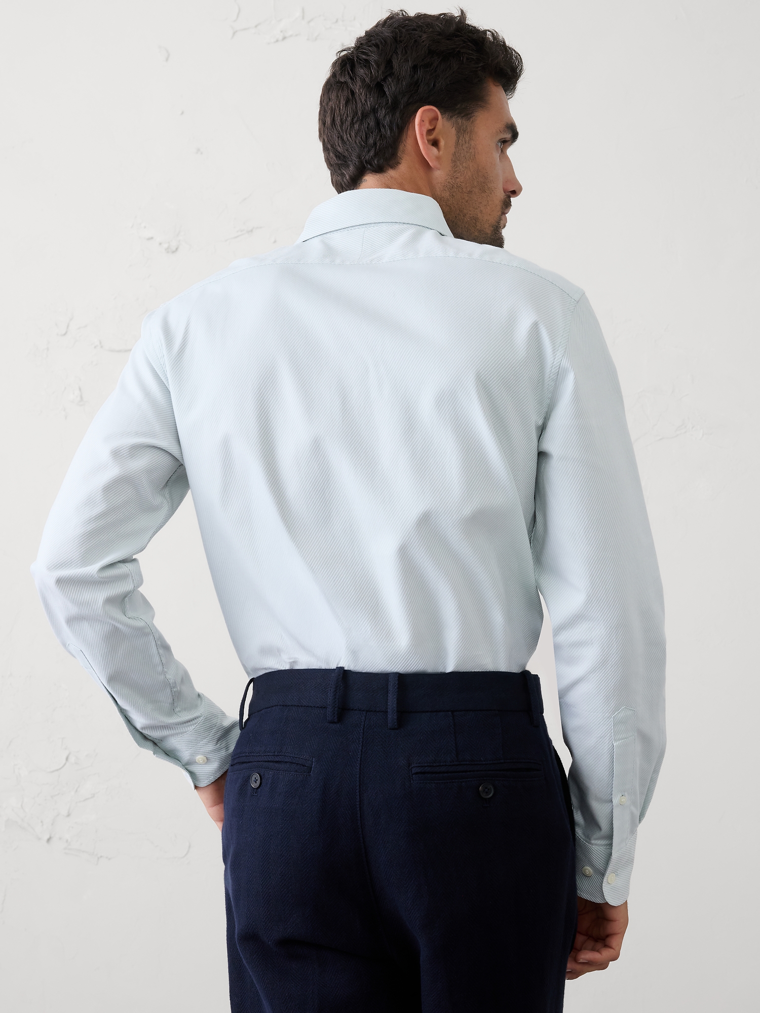 Image number 5 showing, Slim-Fit Dobby Dress Shirt
