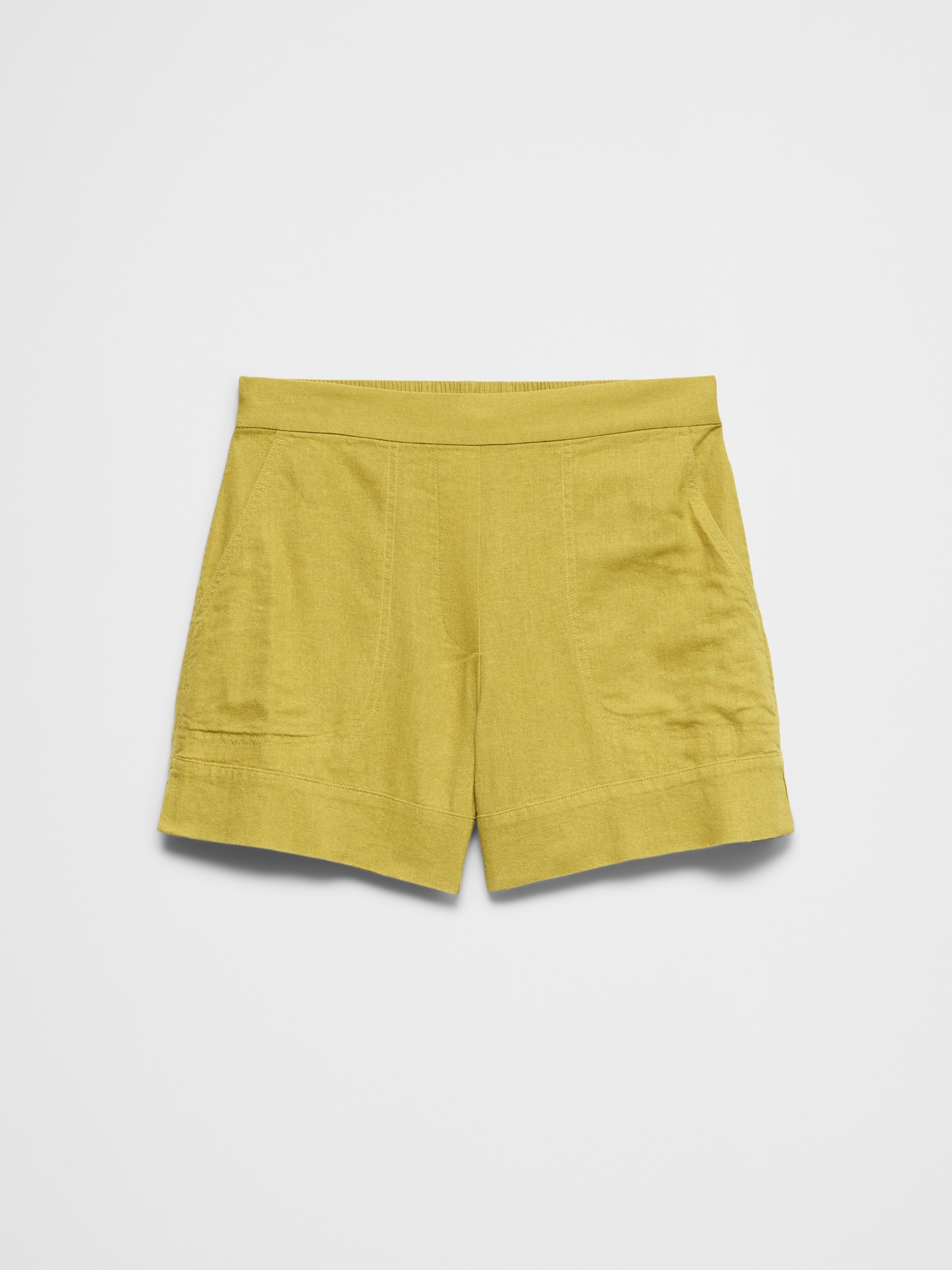 Image number 4 showing, Anyday High-Rise Linen-Blend Short