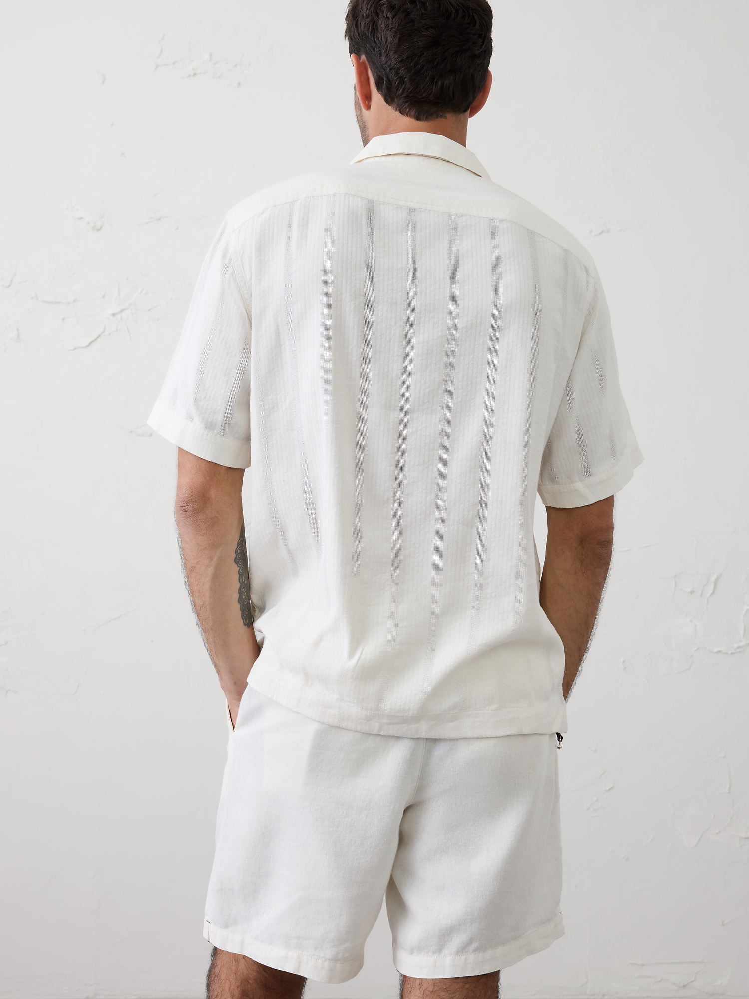 Image number 2 showing, Standard-Fit Seersucker Resort Shirt