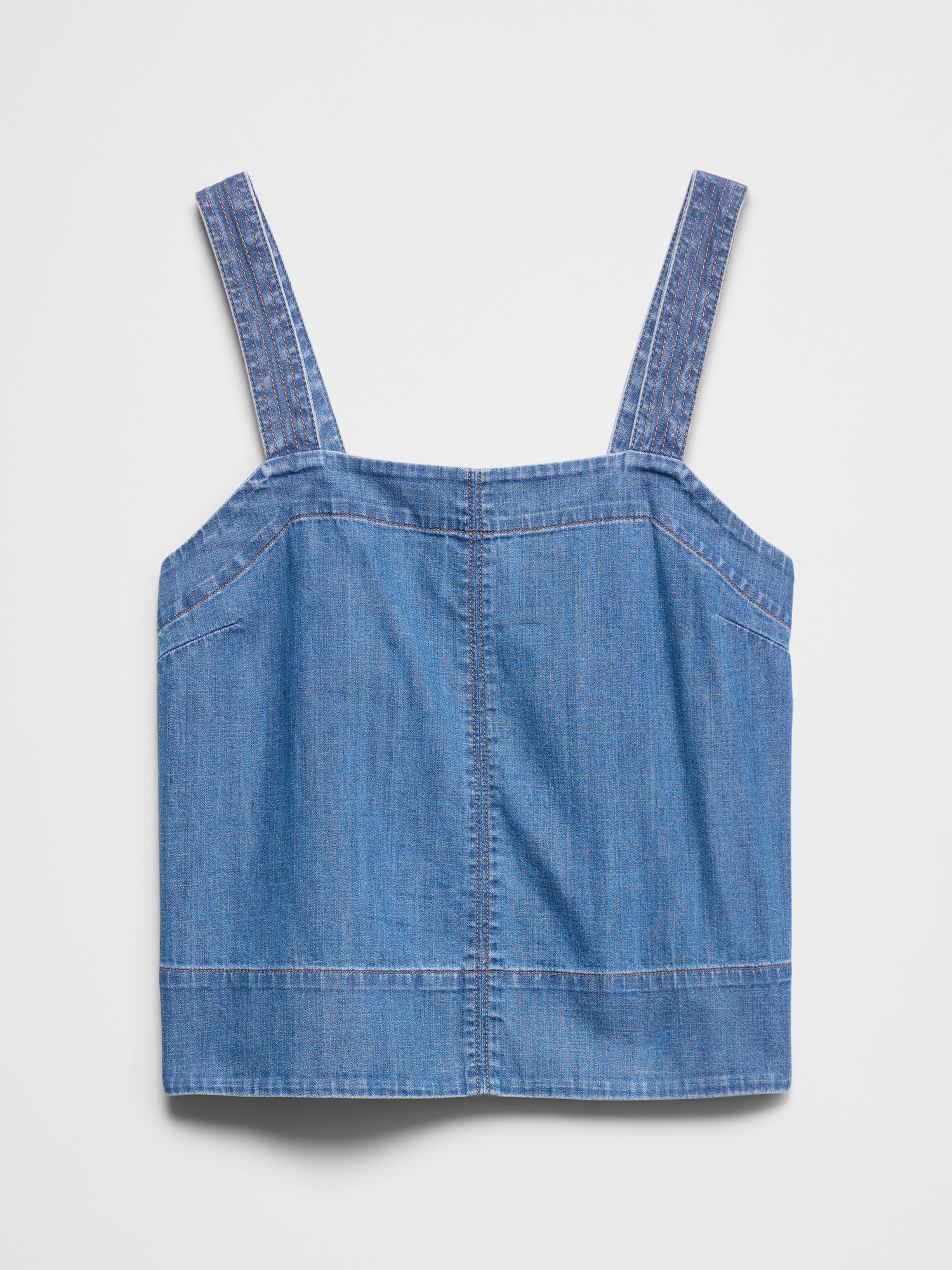 Image number 7 showing, Linen-Blend Trapunto Tank