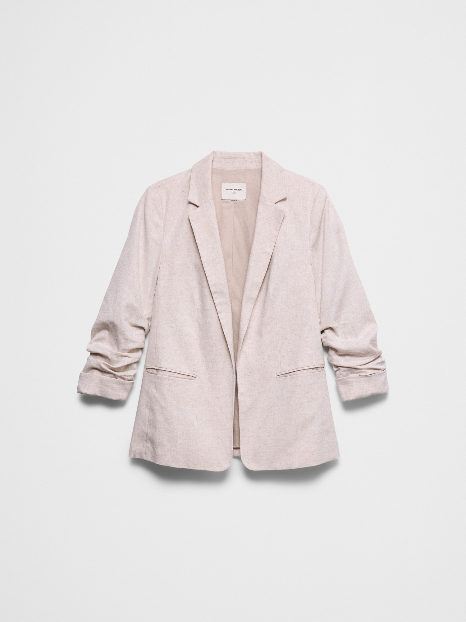 L'image numéro 4 présente Blazer Hayden en mélange de lin