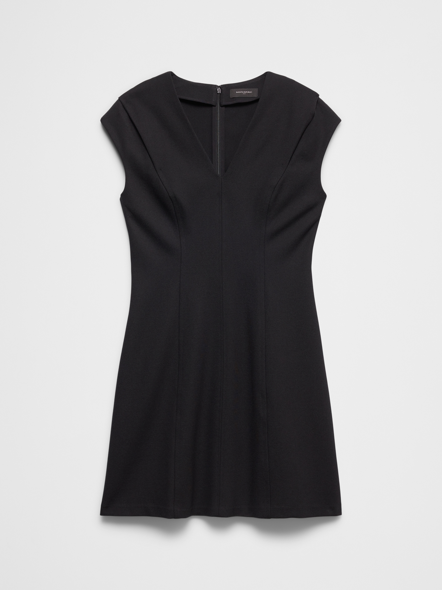 Image number 4 showing, Ponte Seamed Hourglass Mini Dress