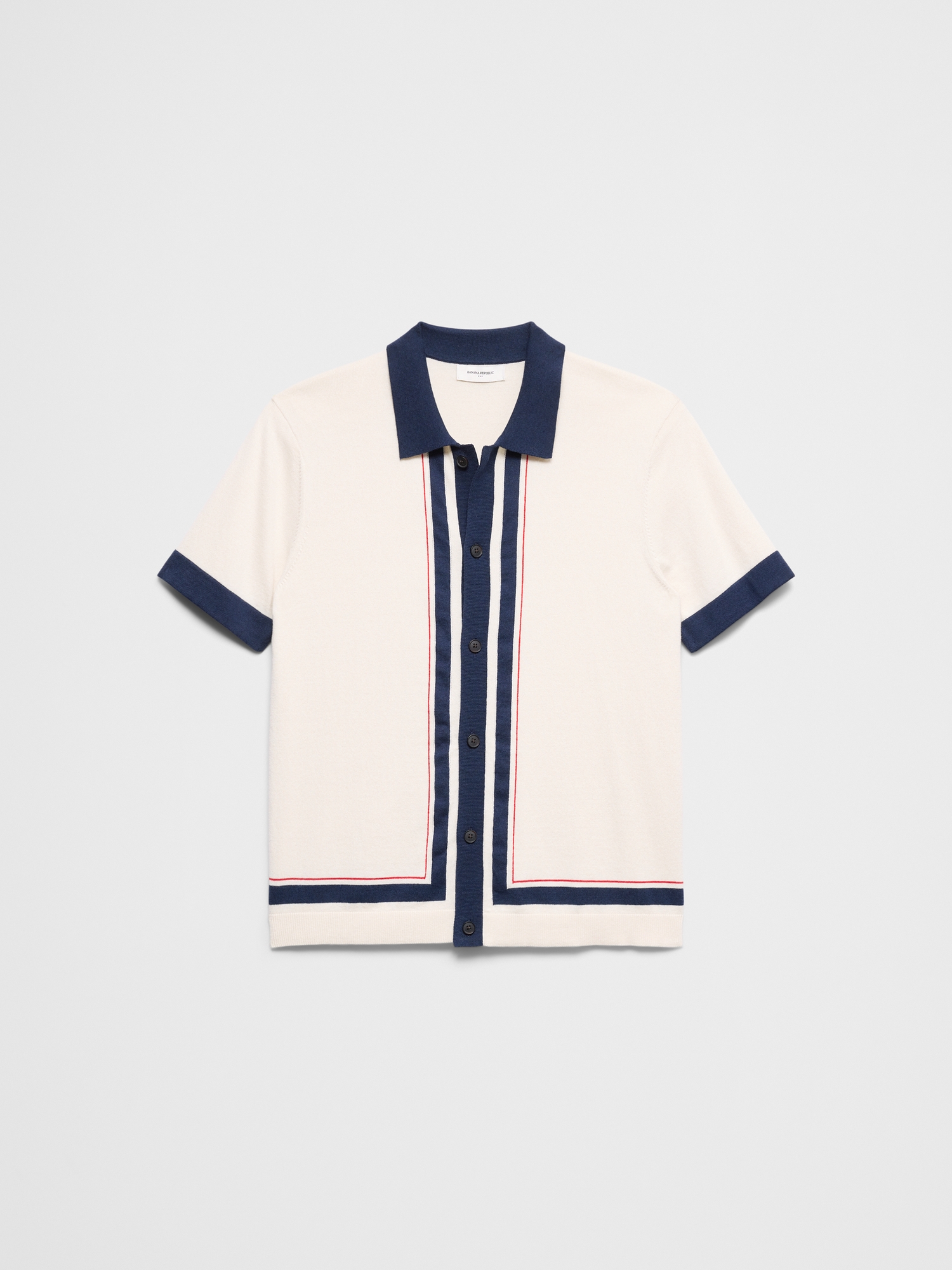 Image number 4 showing, Border Striped Sweater Polo