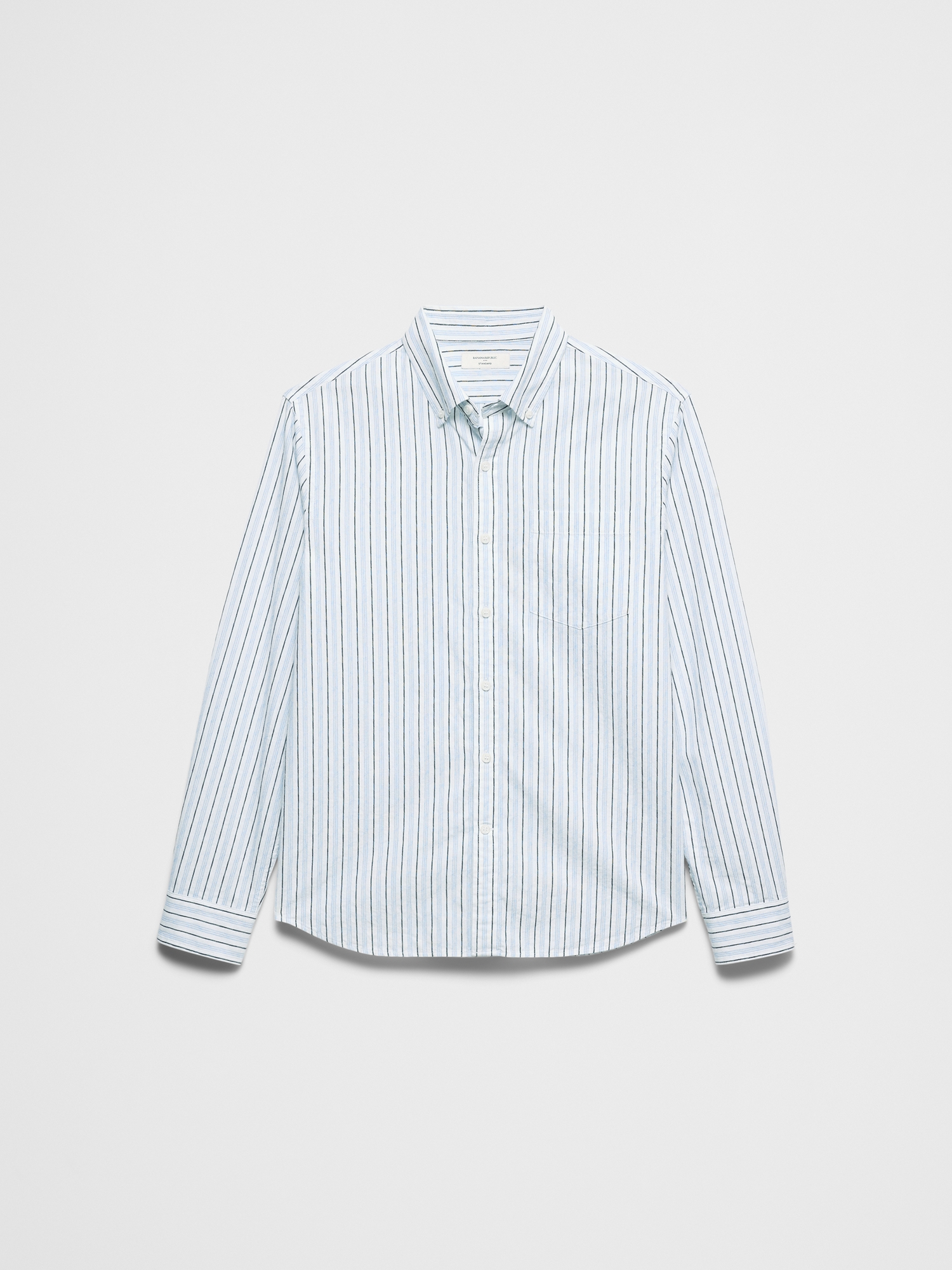 L'image numéro 7 présente Chemise en tissu gaufré coupe standard