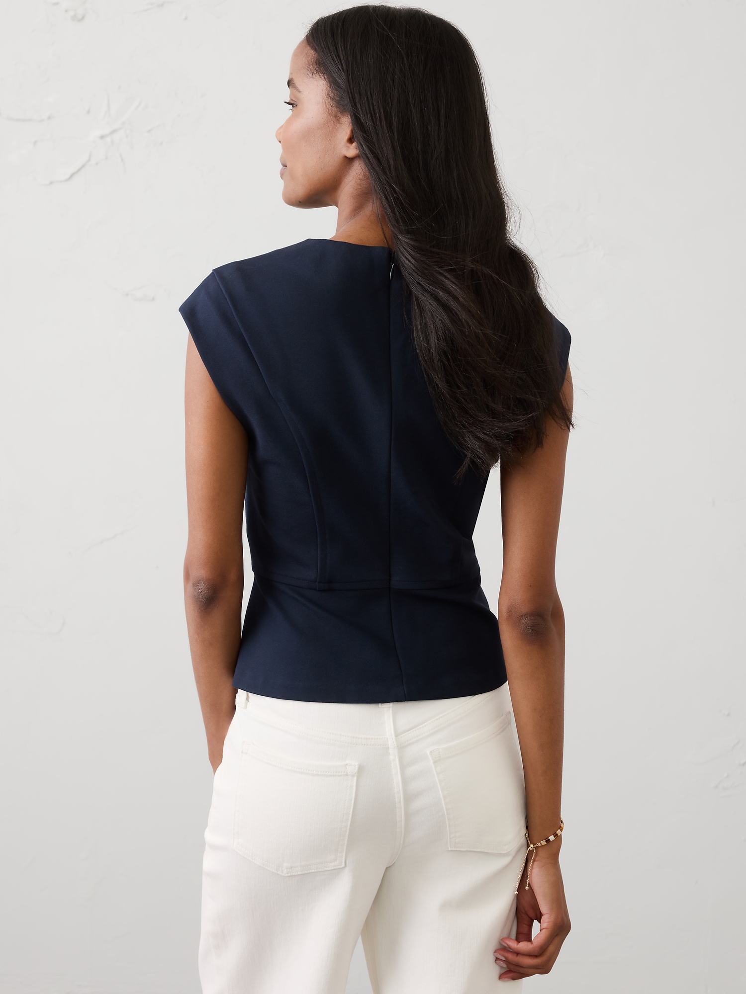Image number 2 showing, Seamed Hourglass Top