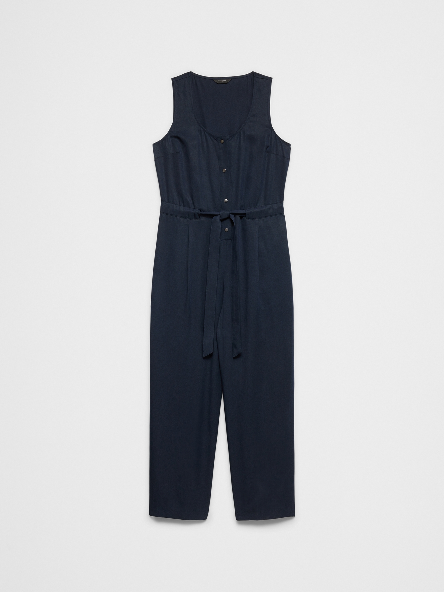 Image number 4 showing, Tencel Cinch-Waist Jumpsuit