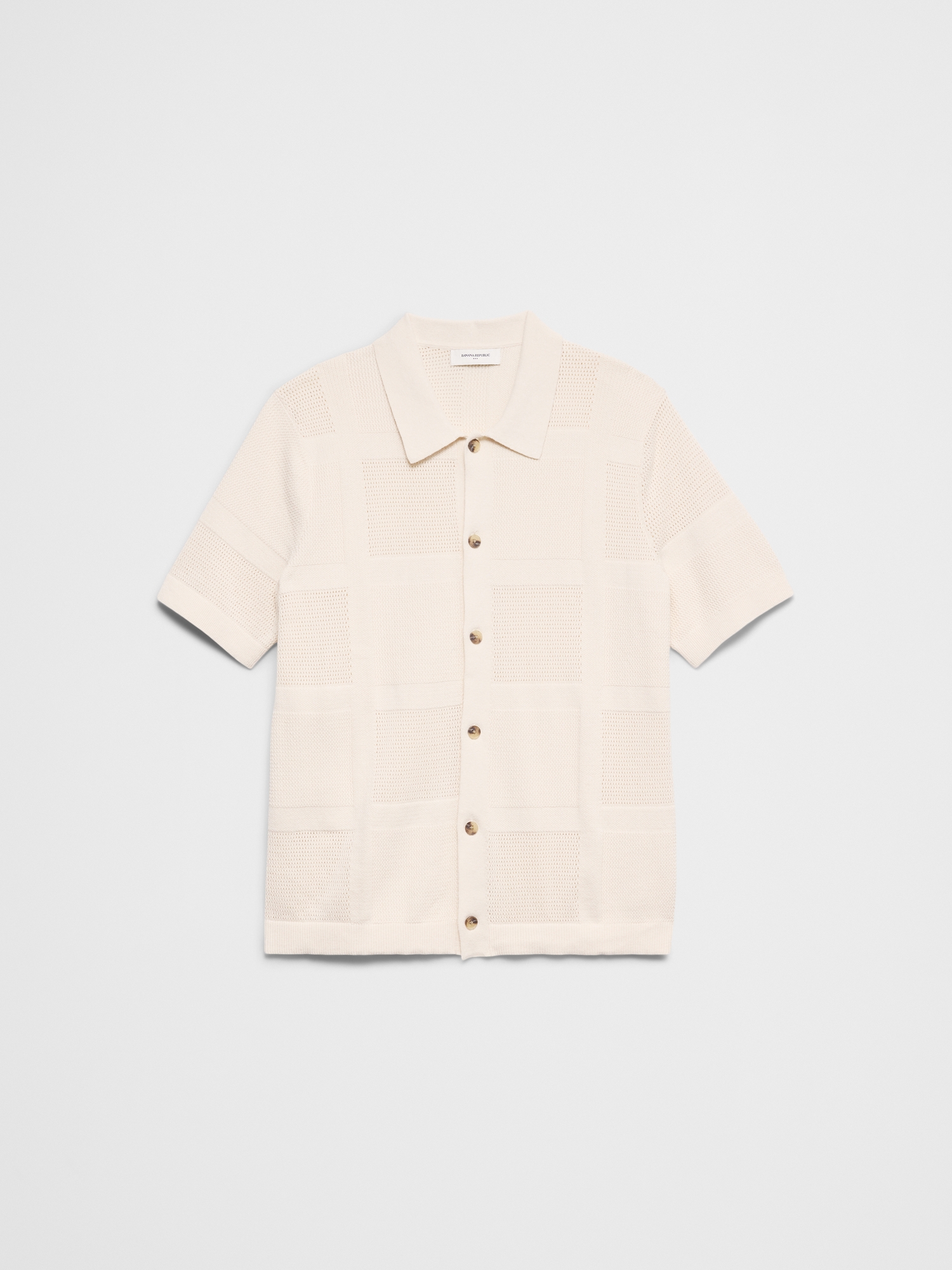 Image number 4 showing, Mesh Patchwork Sweater Polo