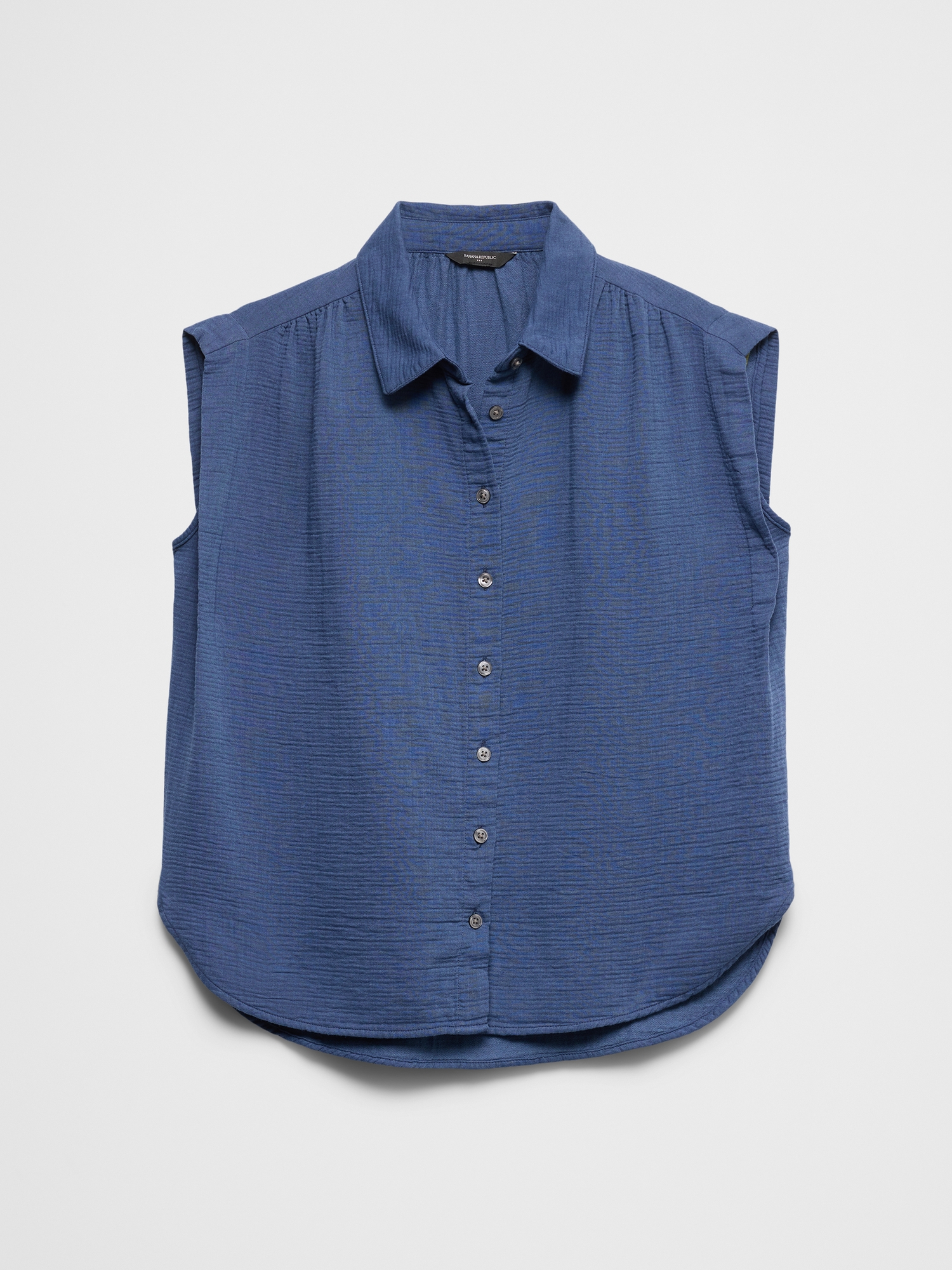 Image number 4 showing, Gauze Soft-Gathered Shirt