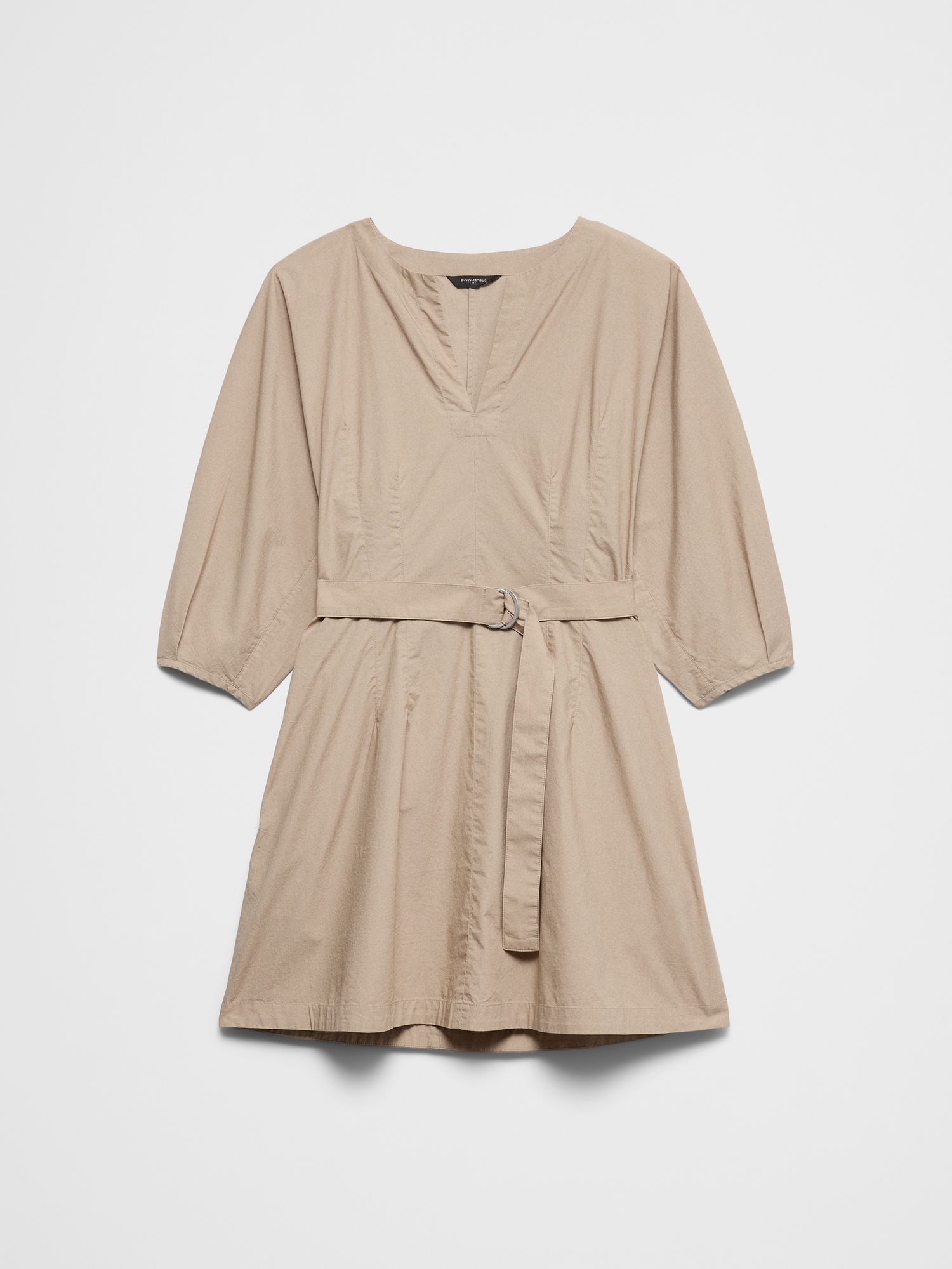 Image number 4 showing, Split-Crewneck Above-Knee Dress