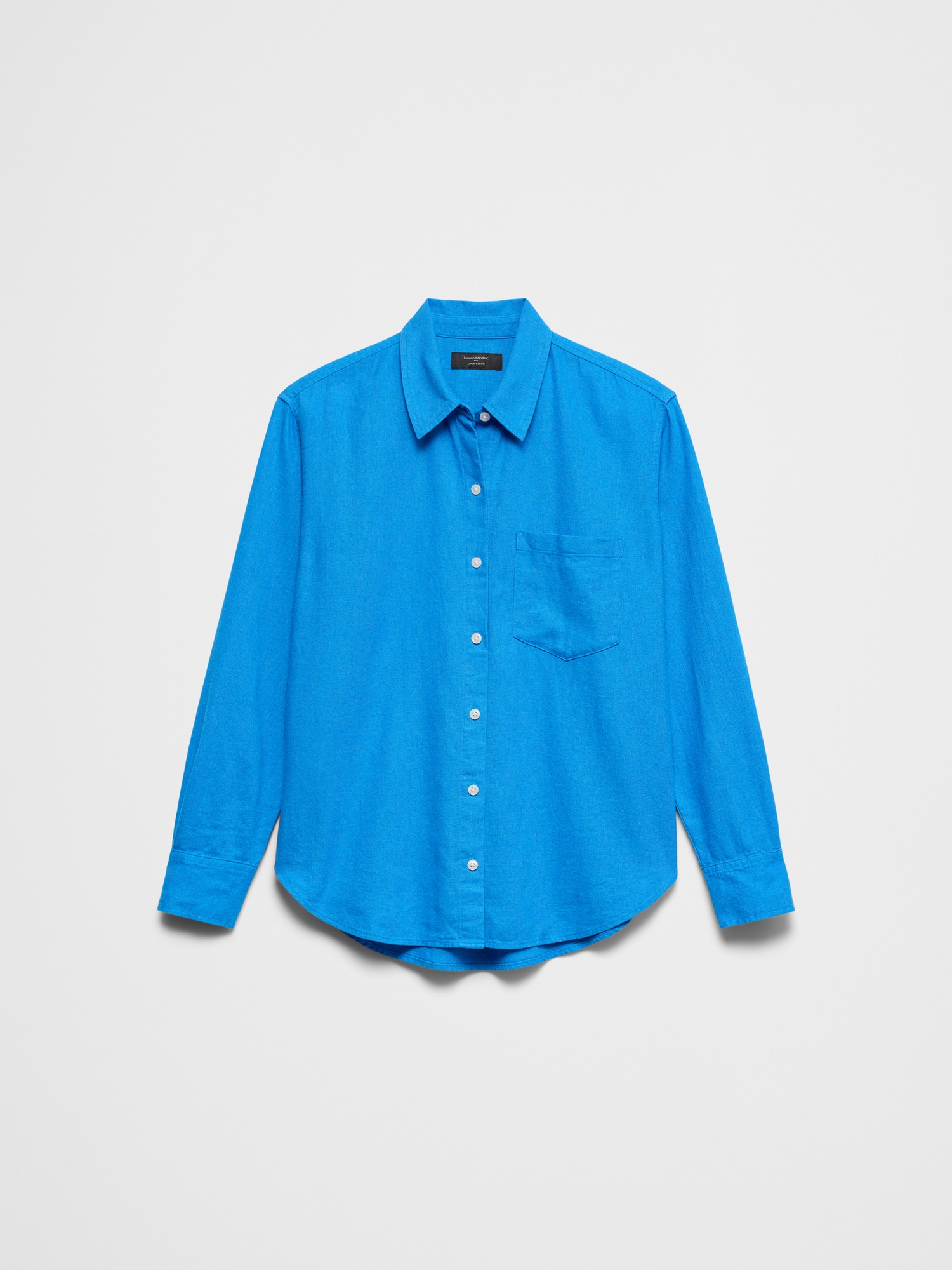 L'image numéro 4 présente Chemise parfaite en mélange de lin