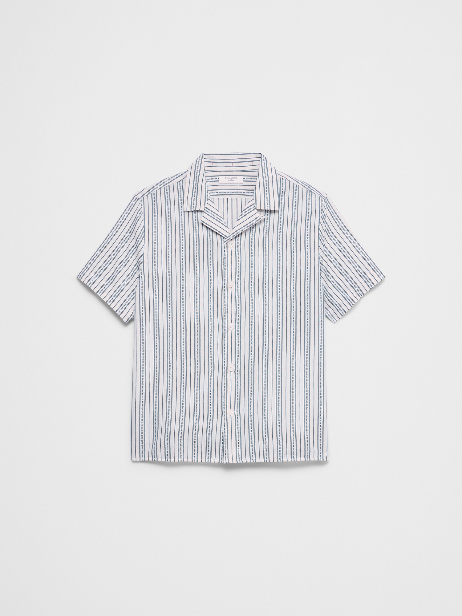 L'image numéro 4 présente Chemise de vacances texturée coupe standard