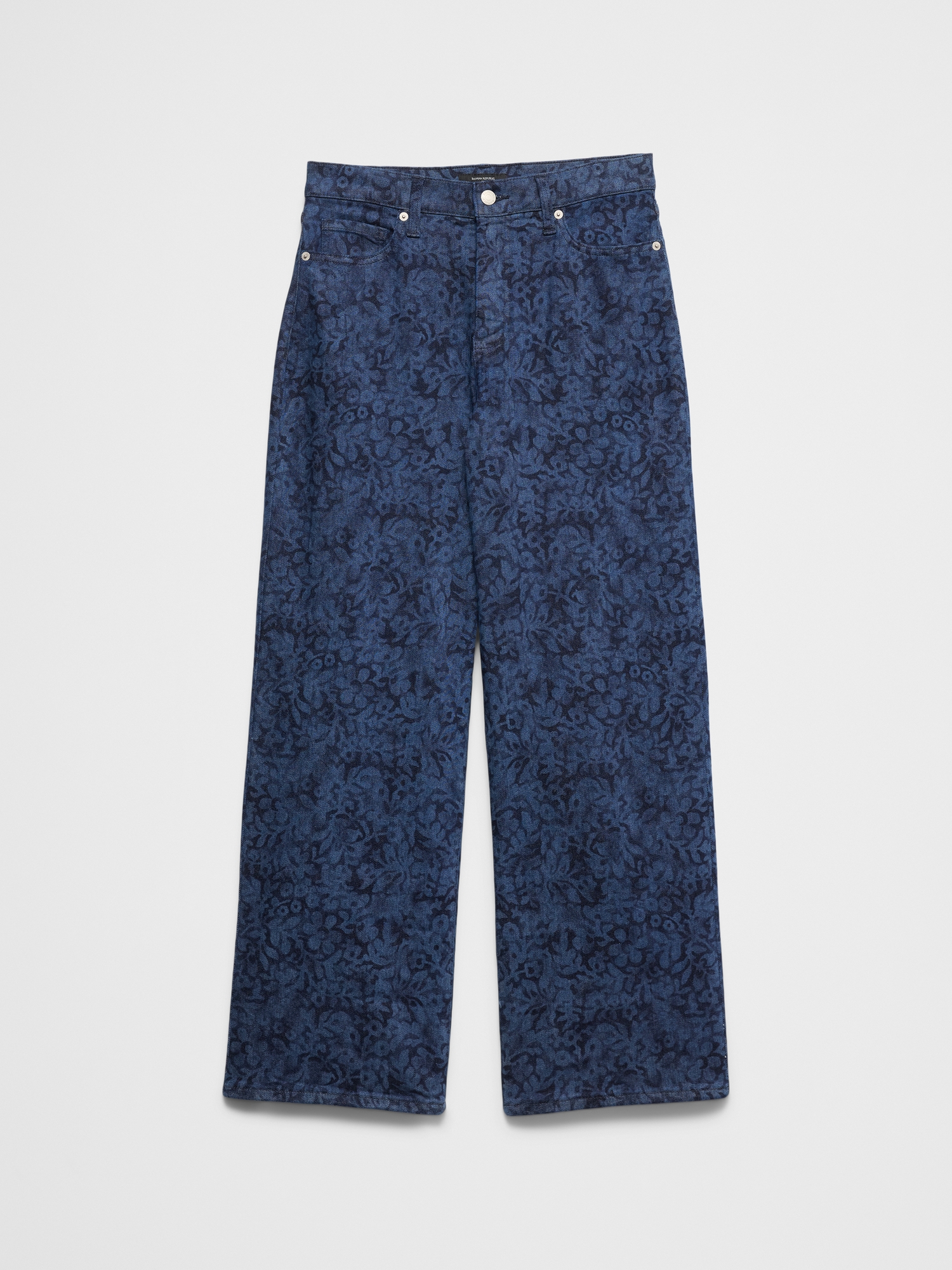 Image number 4 showing, Wide-Leg High-Rise Jean
