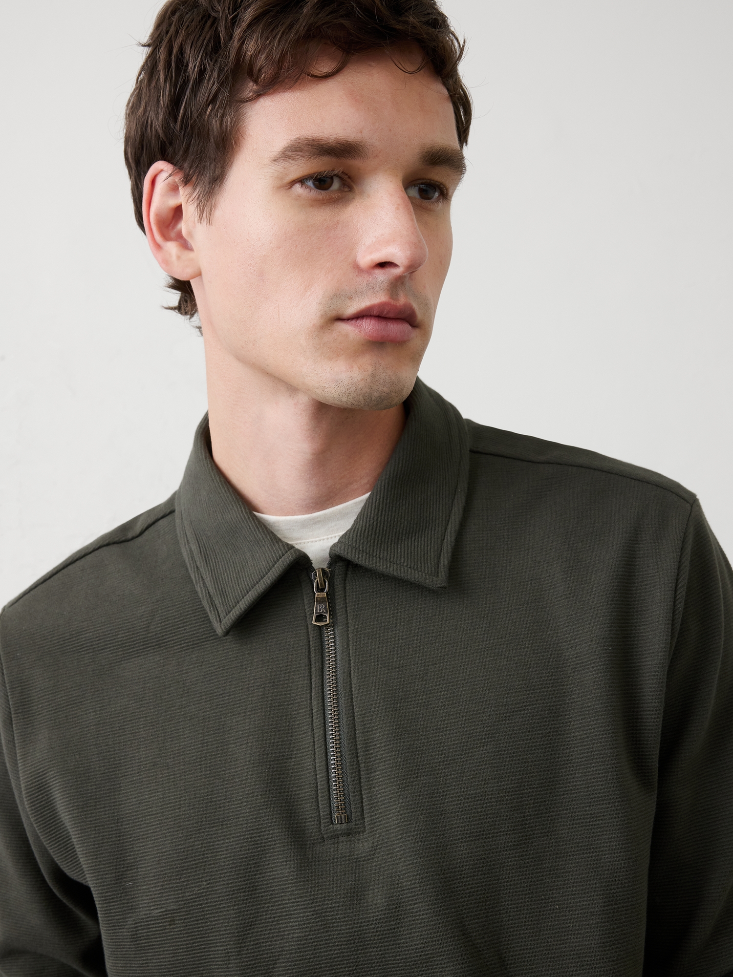 Image number 3 showing, Ottoman Quarter-Zip Pullover Polo