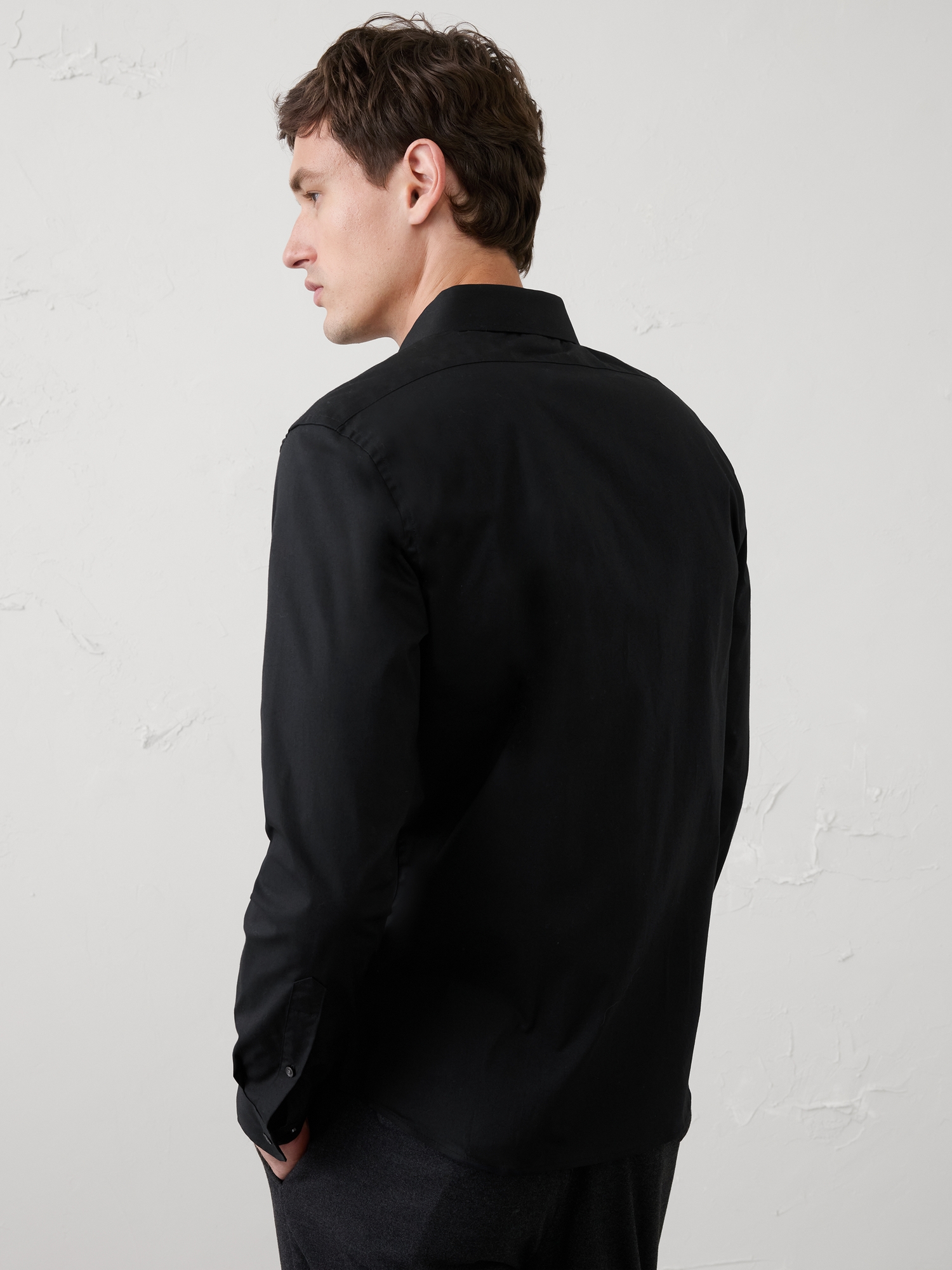 Image number 2 showing, Slim-Fit Untucked Dress Shirt