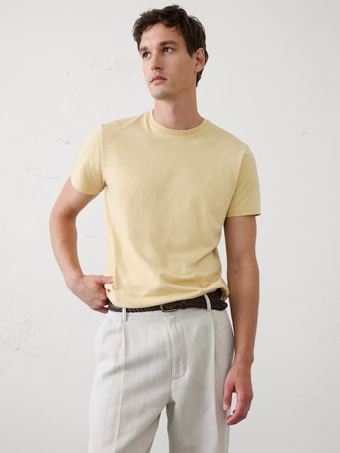 T-SHIRT DE QUALITÉ SUPÉRIEURE RAS DU COU DE COUPE STANDARD