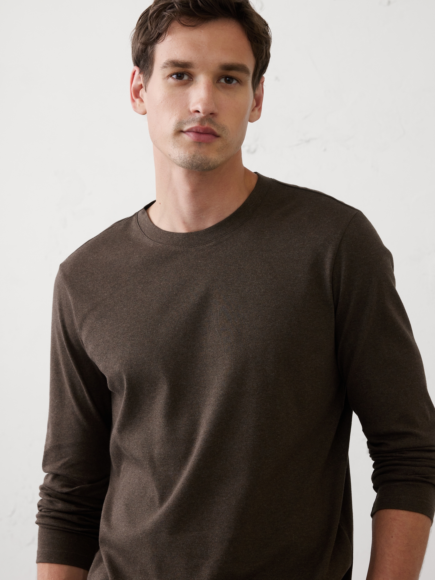 Image number 3 showing, Slim-Fit Luxe Touch Long-Sleeve T-Shirt
