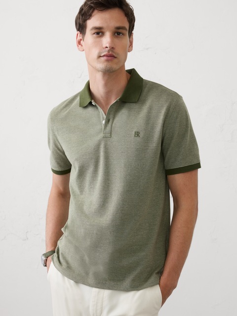 Standard-Fit Pique Polo