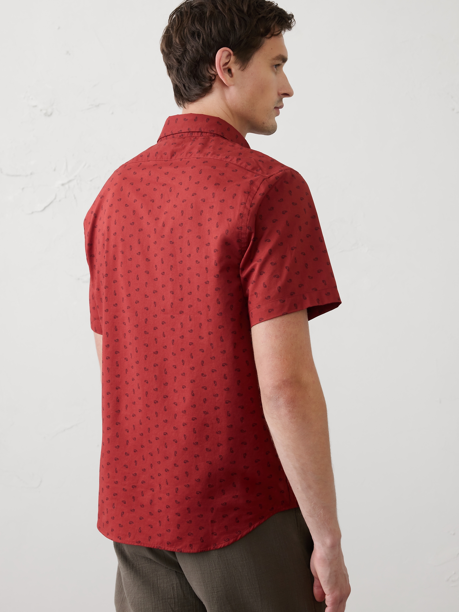 Image number 2 showing, Slim-Fit Softwash Cotton Shirt