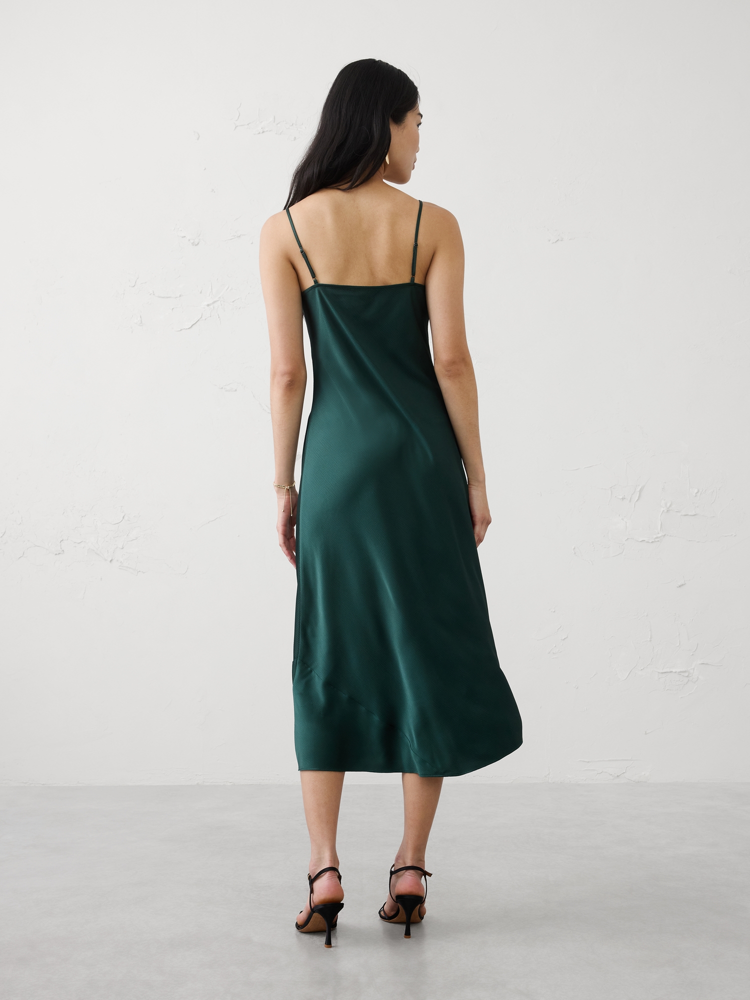 Image number 2 showing, Satin Midi Dress