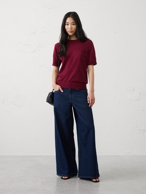 Forever Pocket Sweater T-Shirt