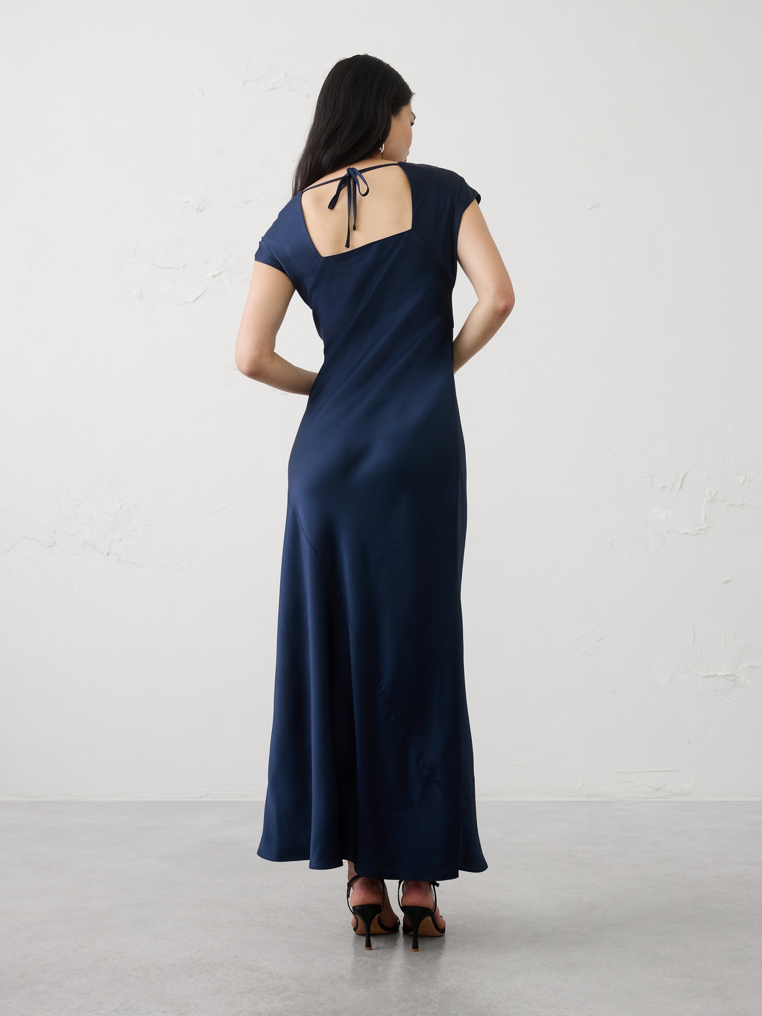 Image number 2 showing, Flutter-Sleeve Maxi Dress