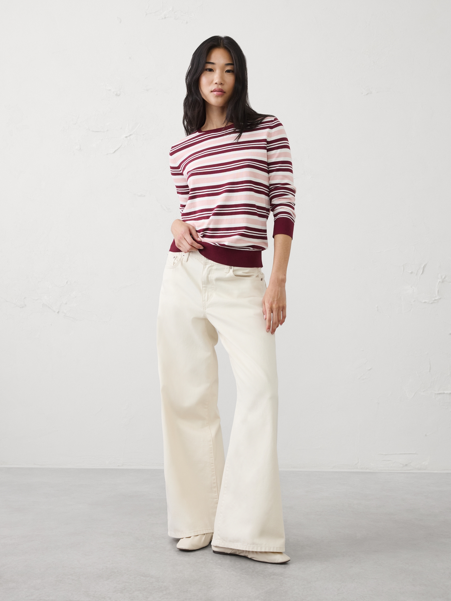 Image number 1 showing, Forever Multi-Stripe Sweater
