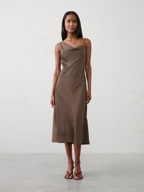 Satin Midi Dress