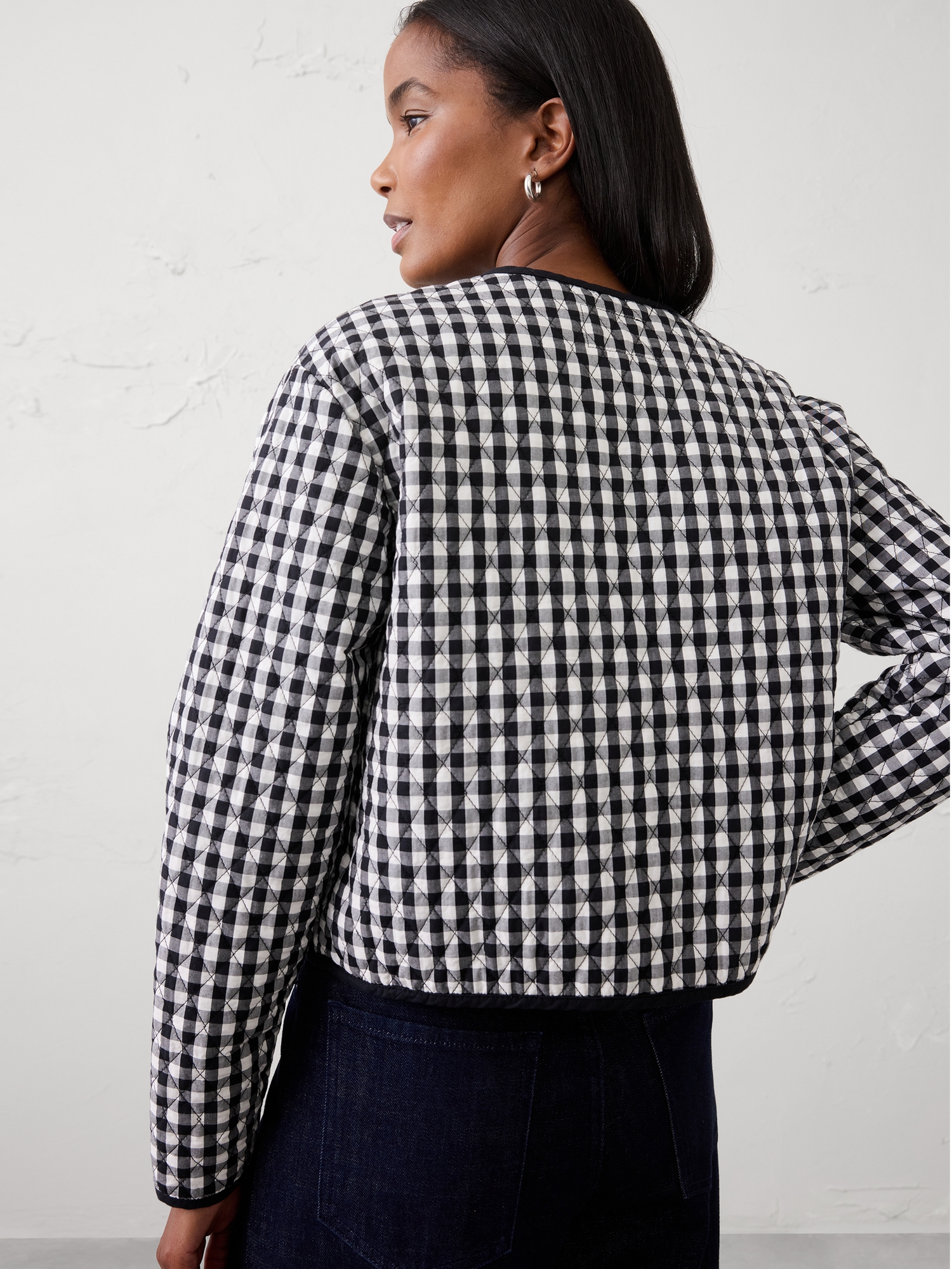 Image number 8 showing, Quilted Knit Jacket