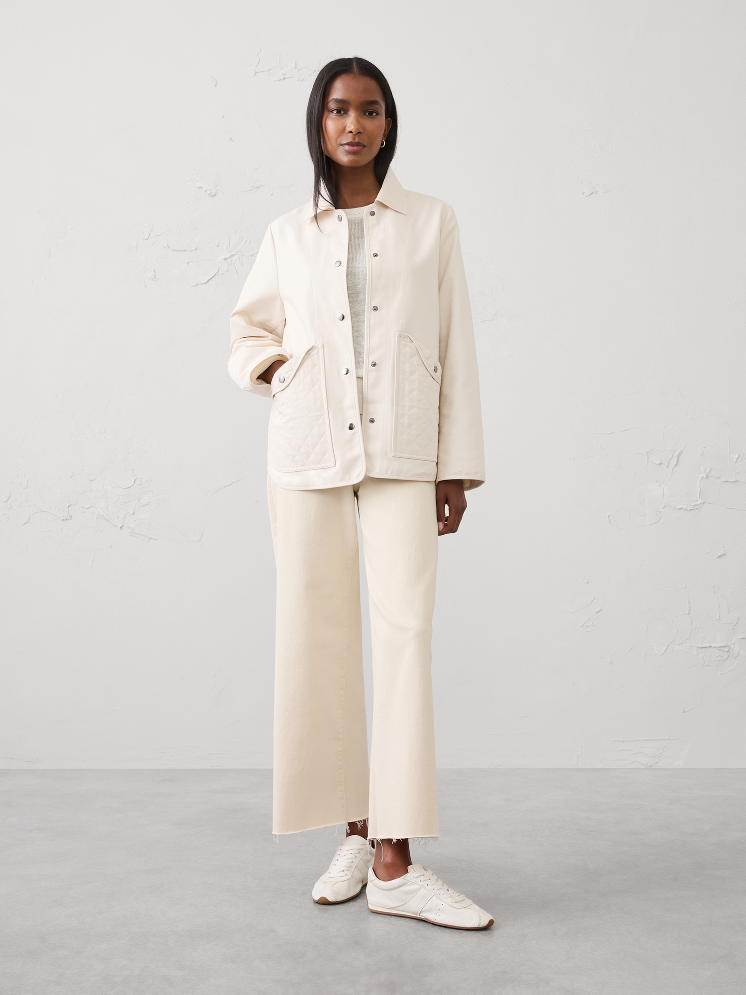 Image number 1 showing, Quilted Patchwork Jacket