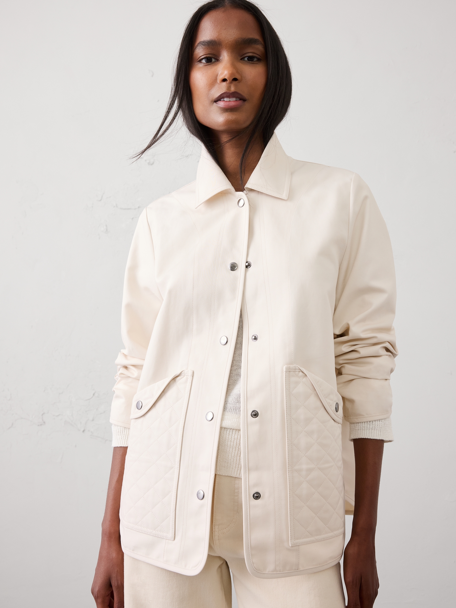 Image number 3 showing, Quilted Patchwork Jacket