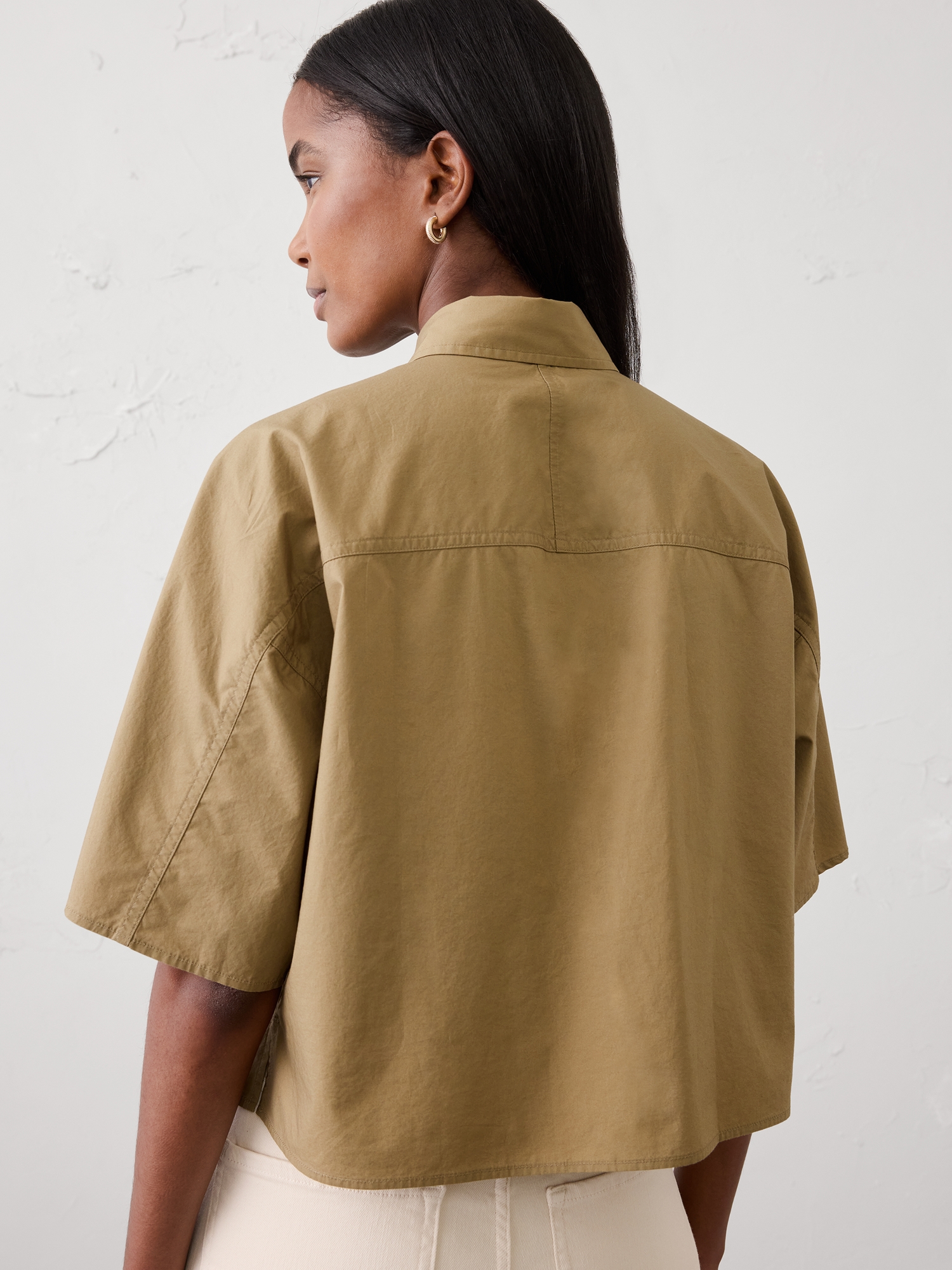 Image number 2 showing, Boxy Cropped Shirt
